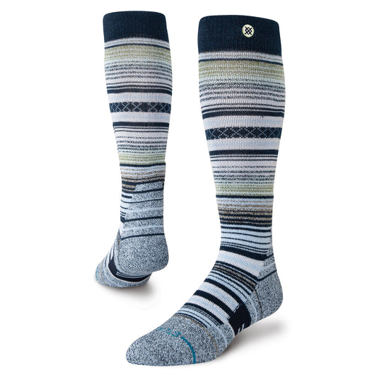 Stance Curren Over The Calf Snow Sock Navy 