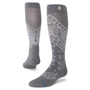 Stance Barrio Mid Wool Snow Sock Dark Grey