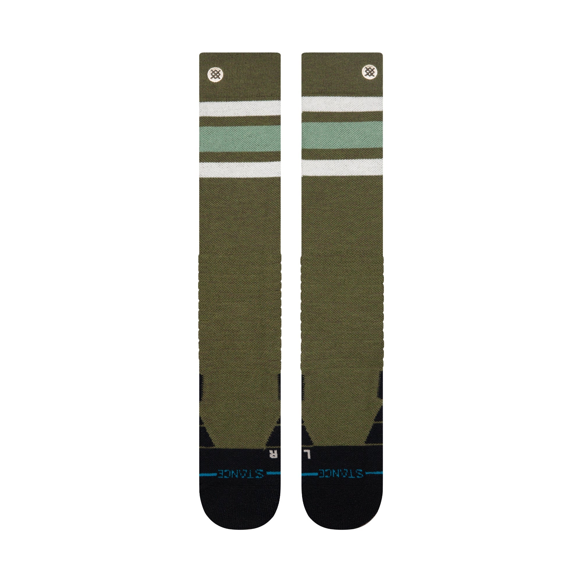 Stance Boyd Mid Wool Snow Sock Olive