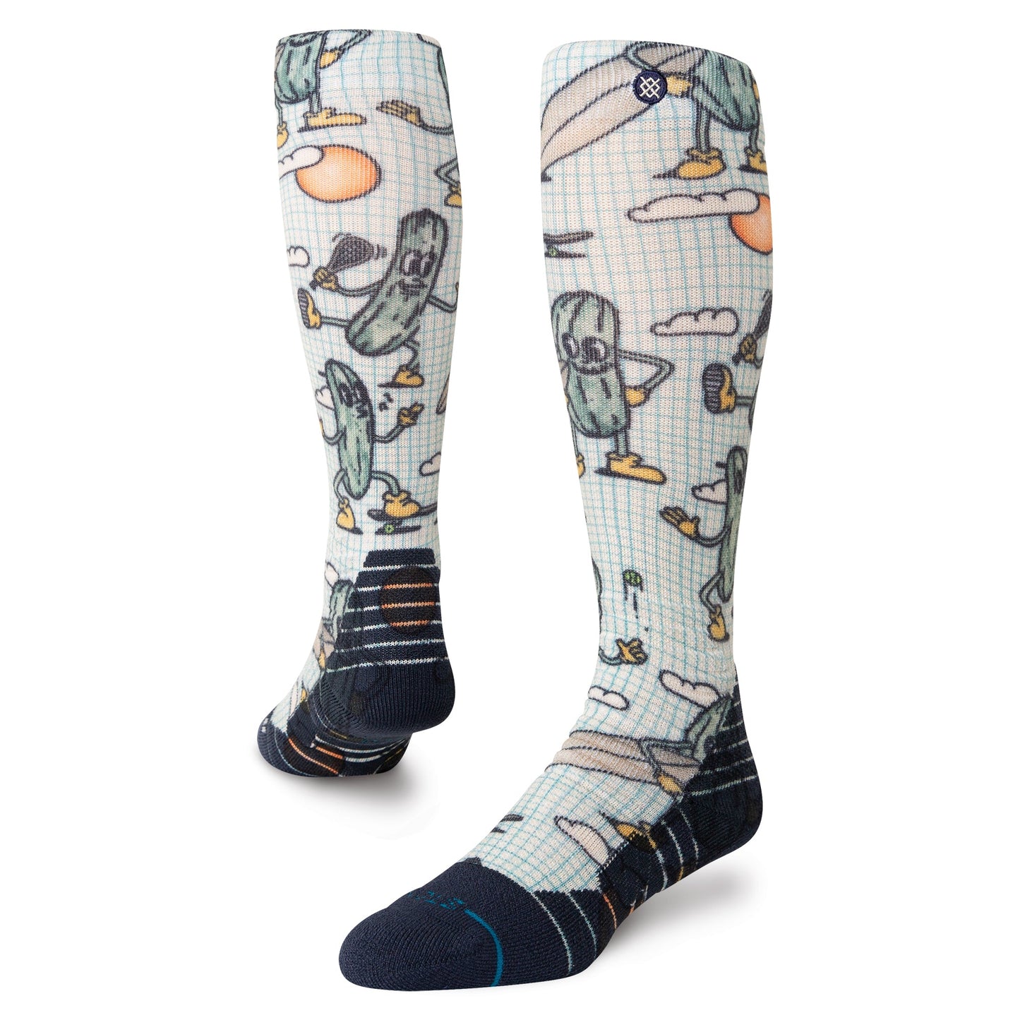 Stance Feeling Pickled Mid Poly Snow Sock Multi 