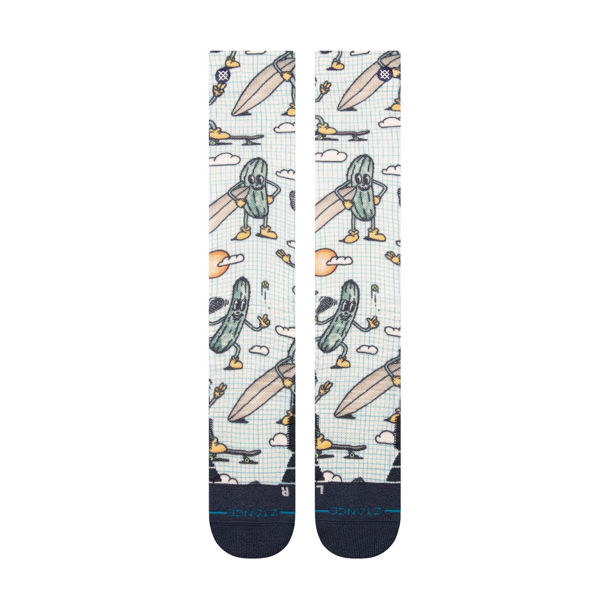 Stance Feeling Pickled Mid Poly Snow Sock Multi 