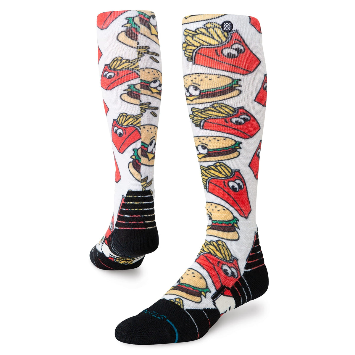Stance | Combo Meal Mid Poly Snow Sock Red