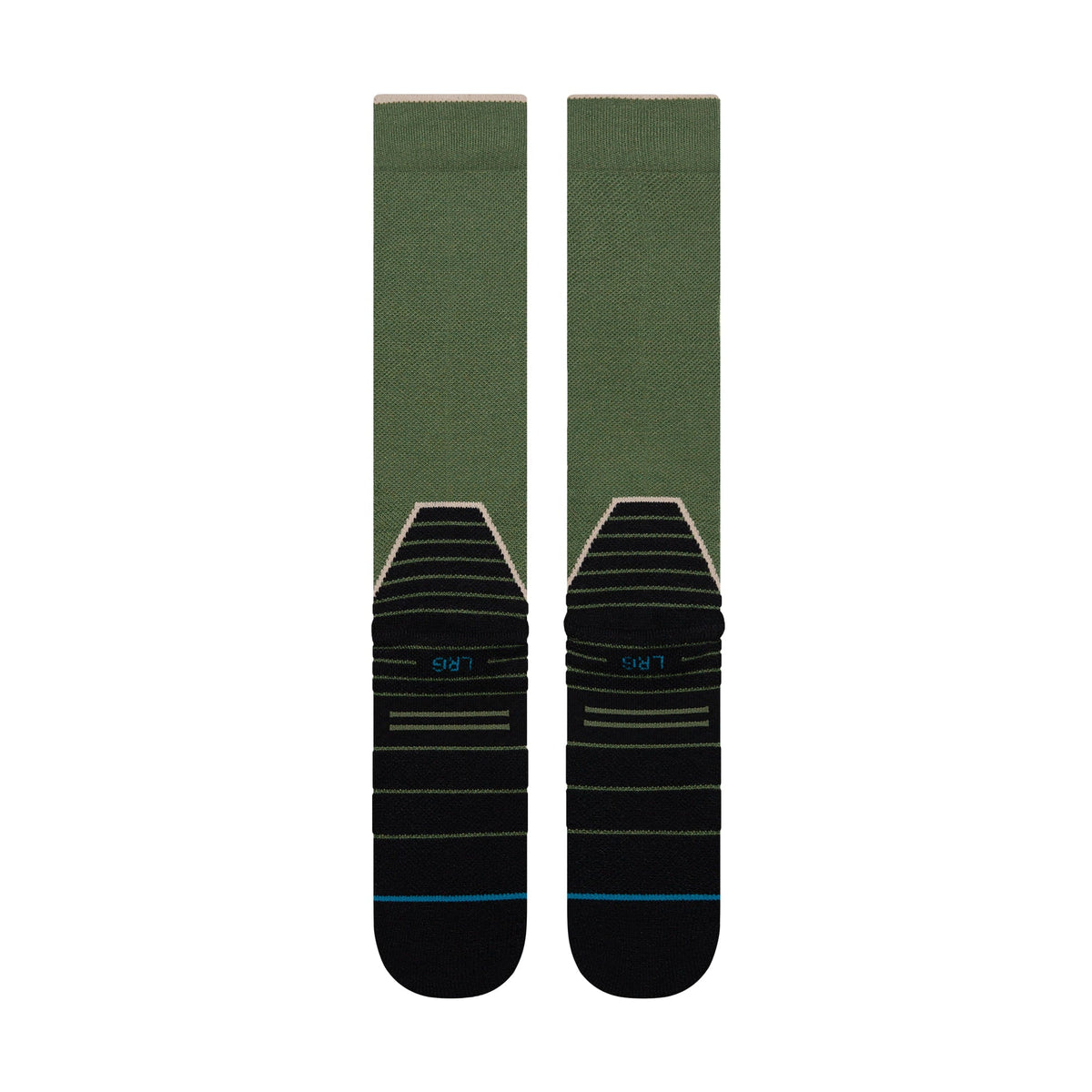 Stance | Contrast Mid Wool Snow Sock Green
