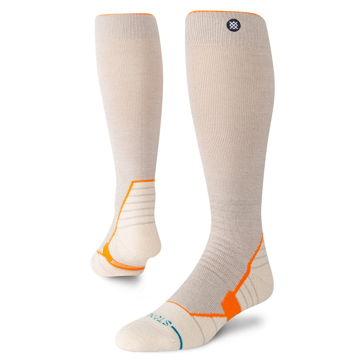 Stance | Contrast Mid Wool Snow Sock String Grey