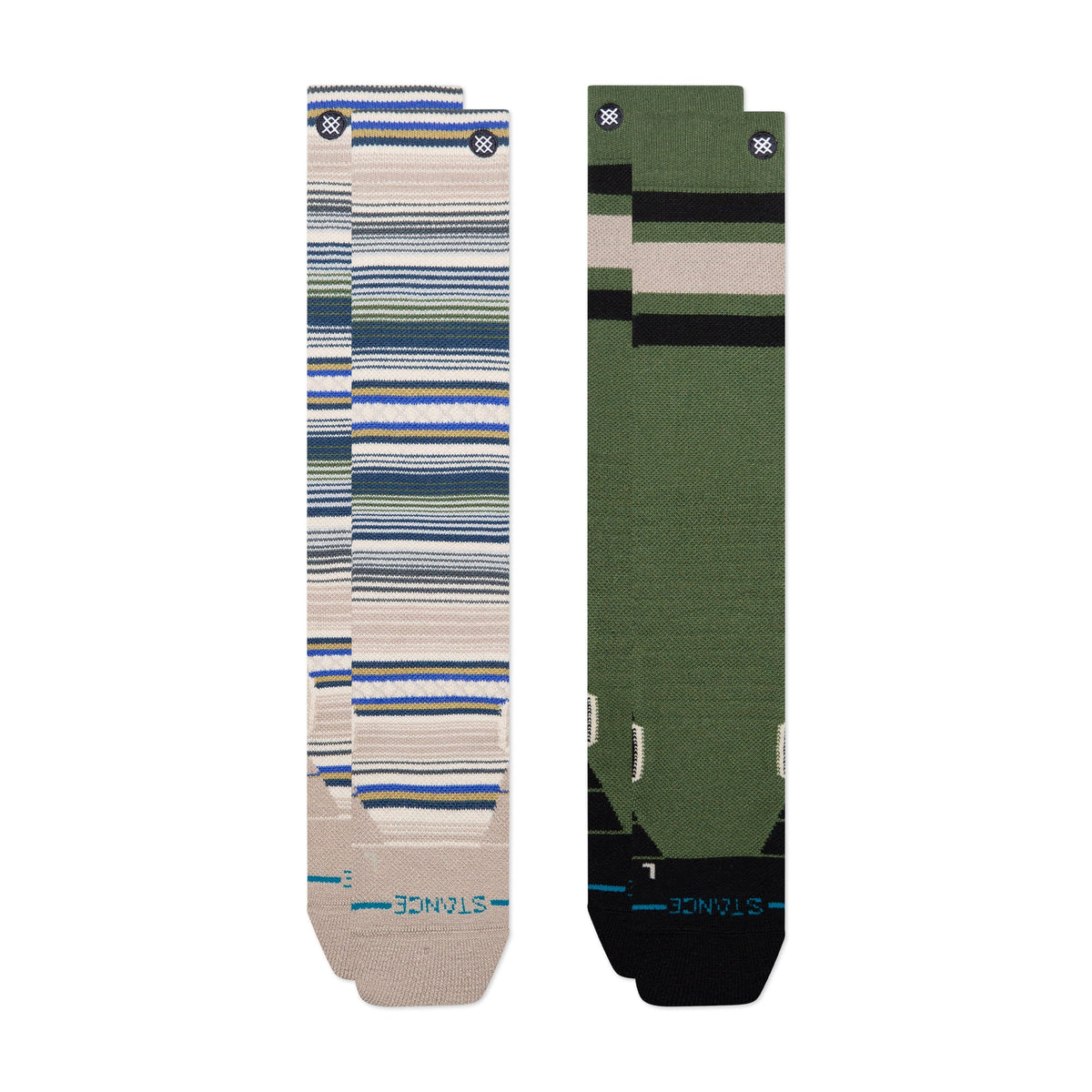 Stance | Jorongo Mid Wool Snow Sock 2 Pack Multi