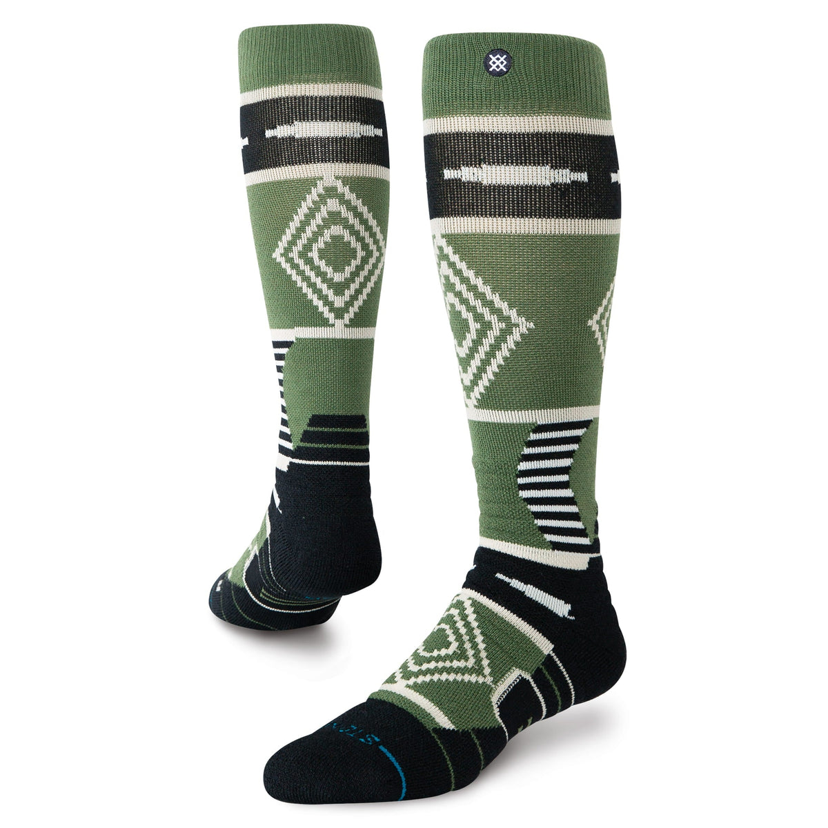 Stance | Temple Mid Wool Snow Sock Olive