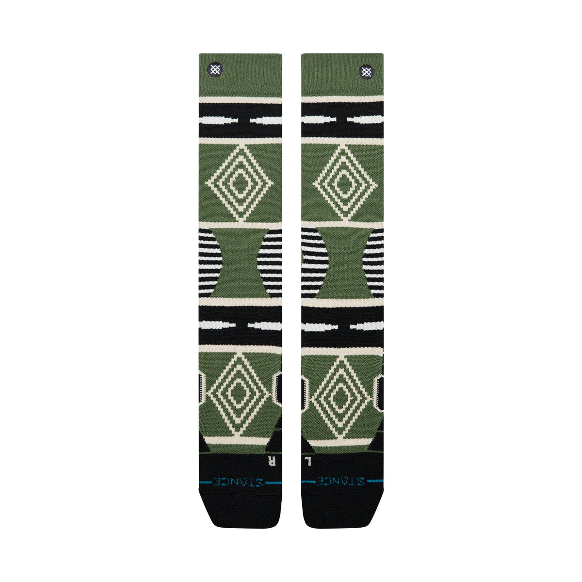 Stance | Temple Mid Wool Snow Sock Olive