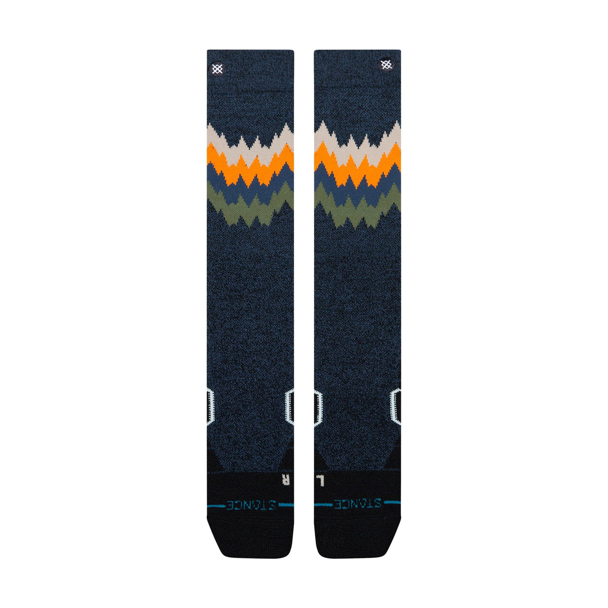 Stance | Thompson Mid Wool Snow Sock Navy Heather