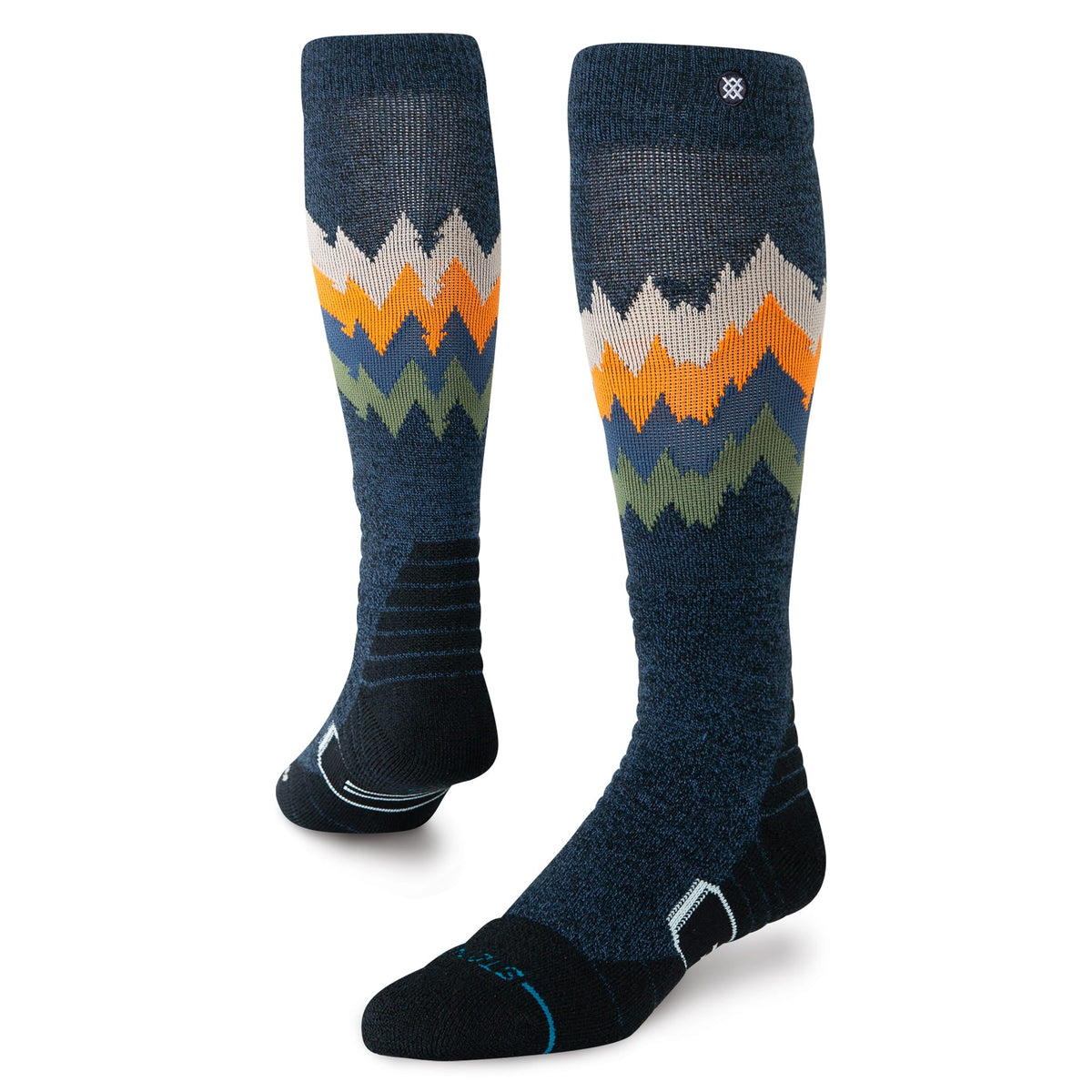 Stance | Thompson Mid Wool Snow Sock Navy Heather