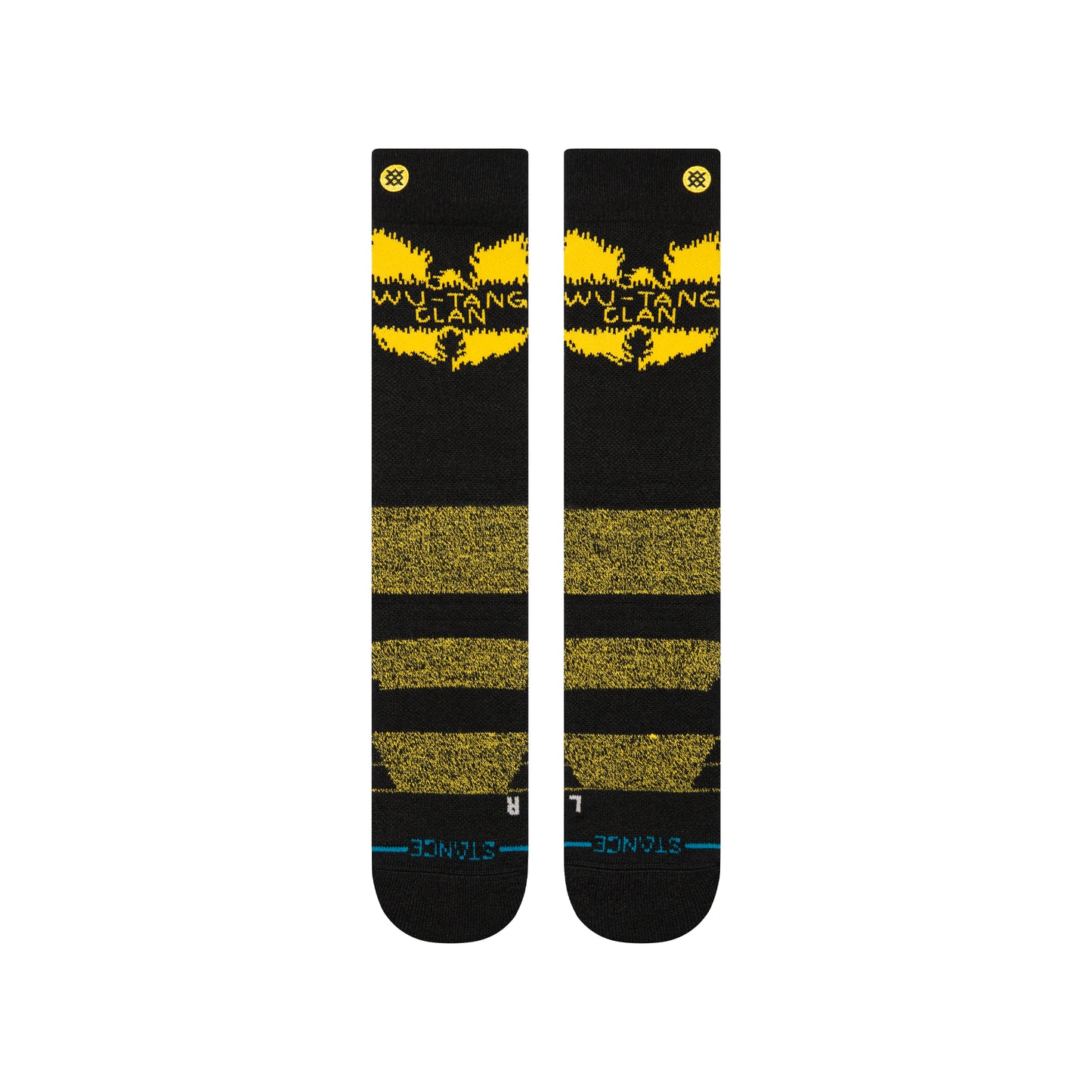 Stance Shaolin Slums Wool Over The Calf Sock Black