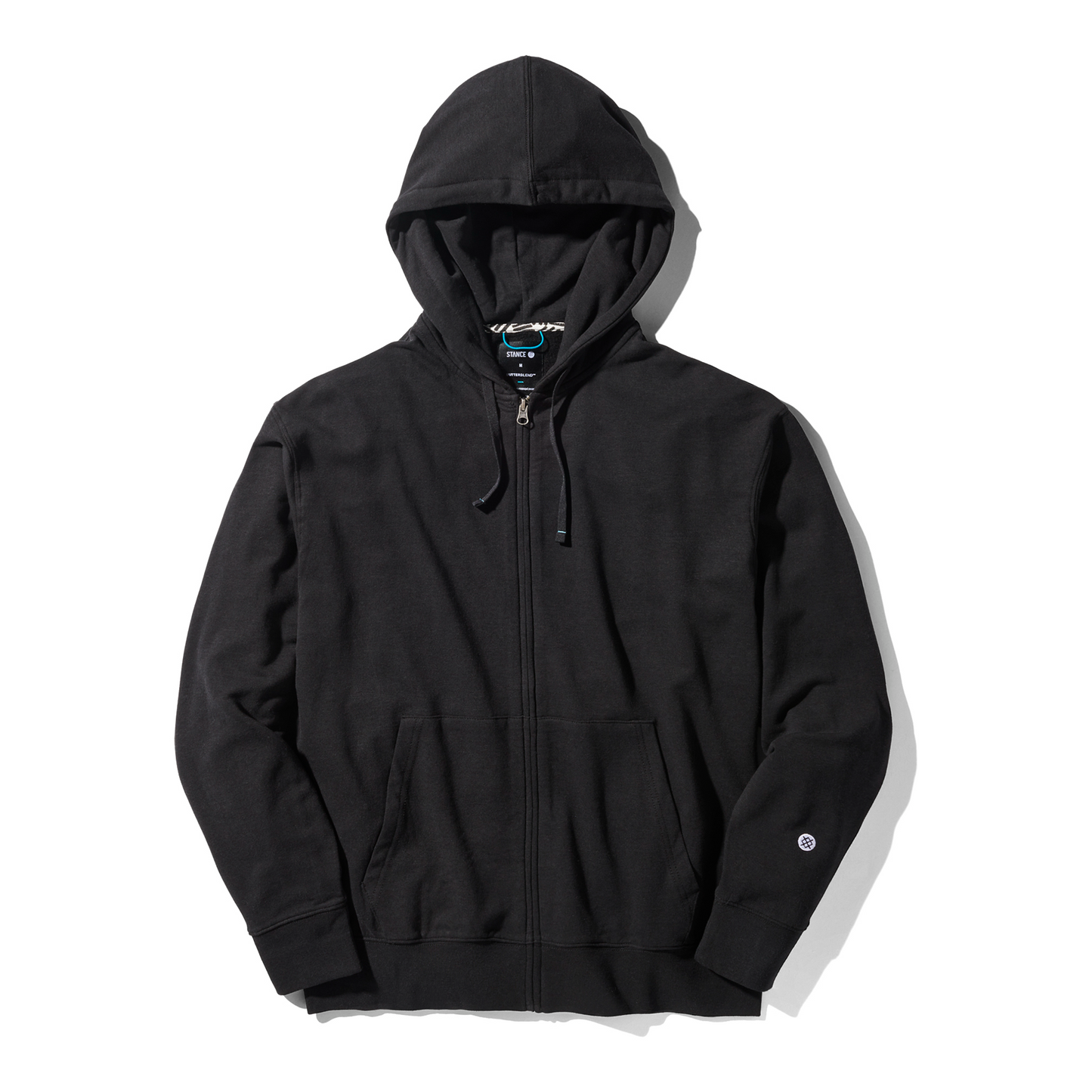 Stance Shelter Zip Hoodie Black |model