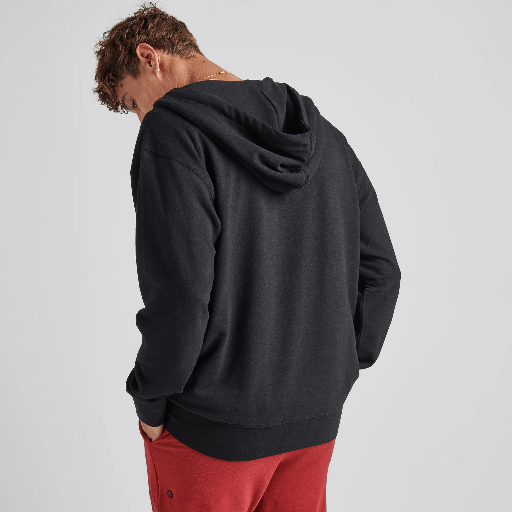 Stance Shelter Zip Hoodie Black |model