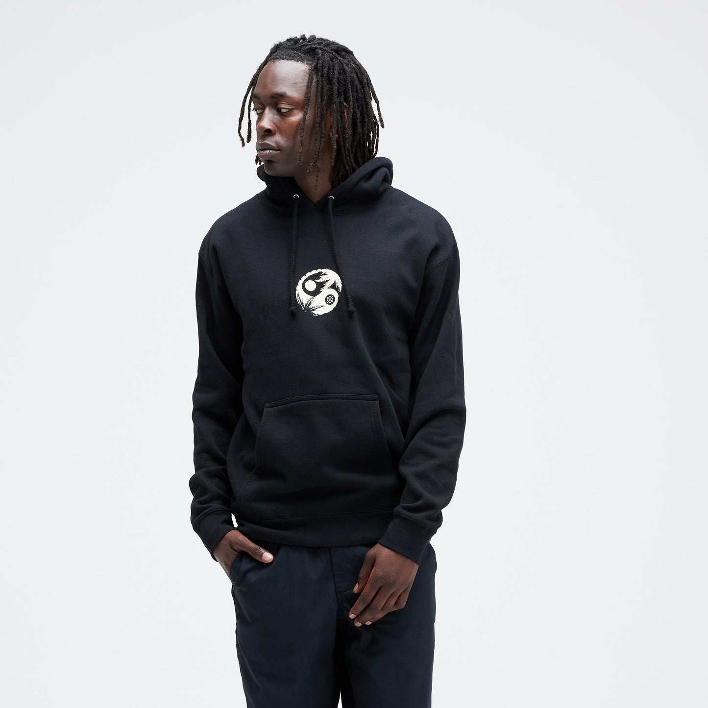 Stance Opposites Hoodie Black |model