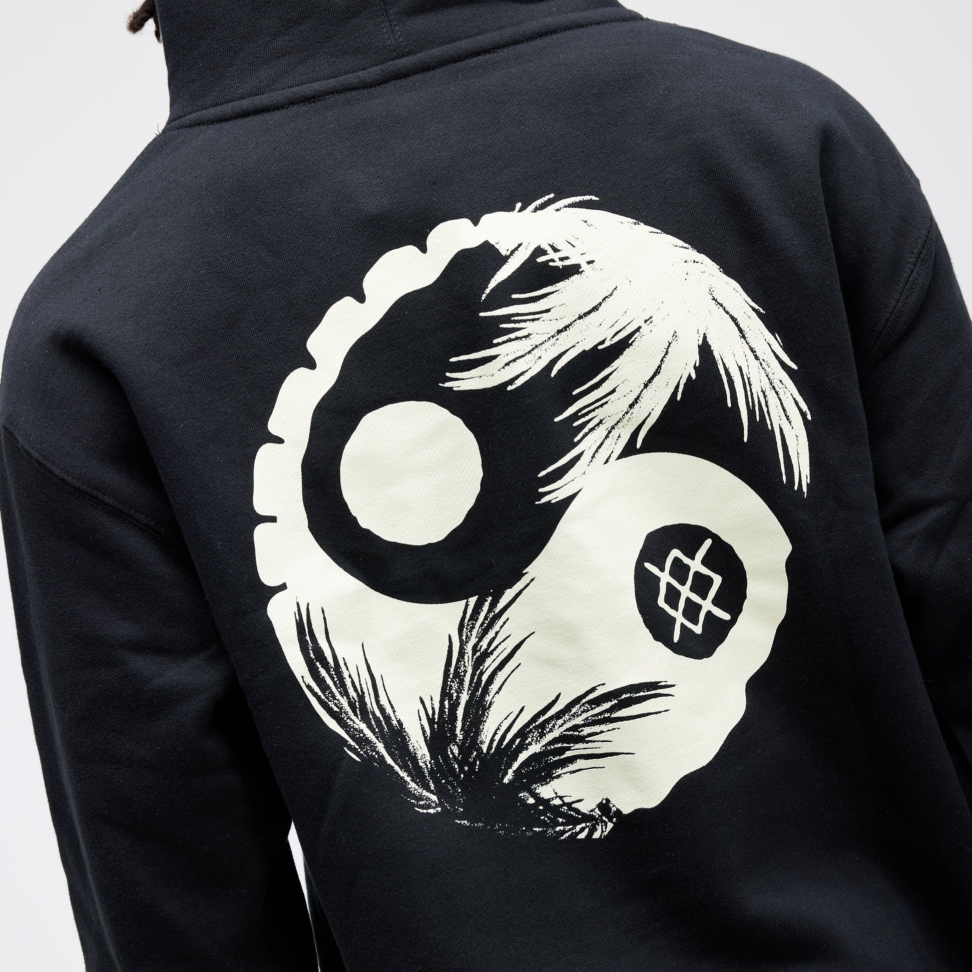 Stance Opposites Hoodie Black |model