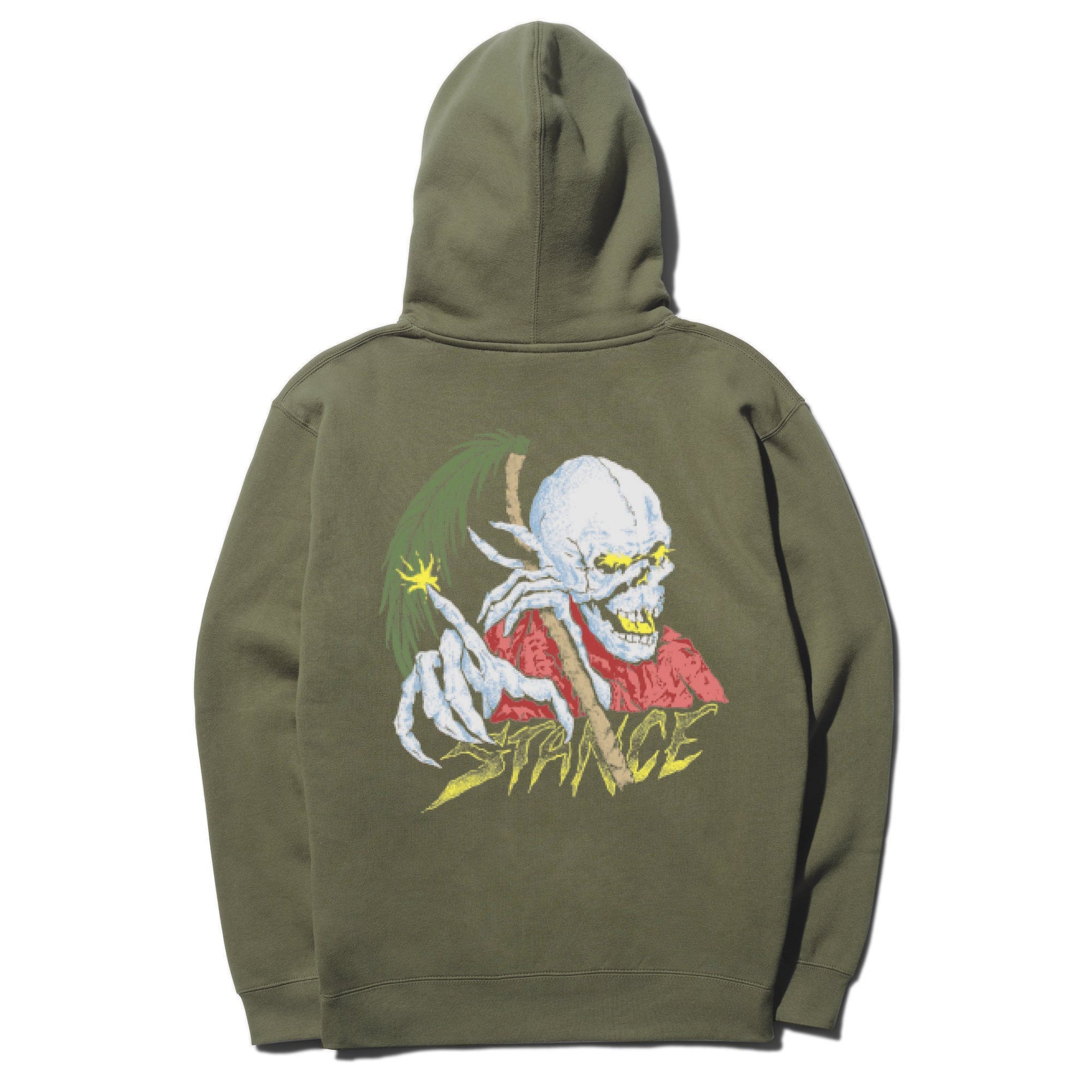 Stance Palm Slayer Hoodie Army |model