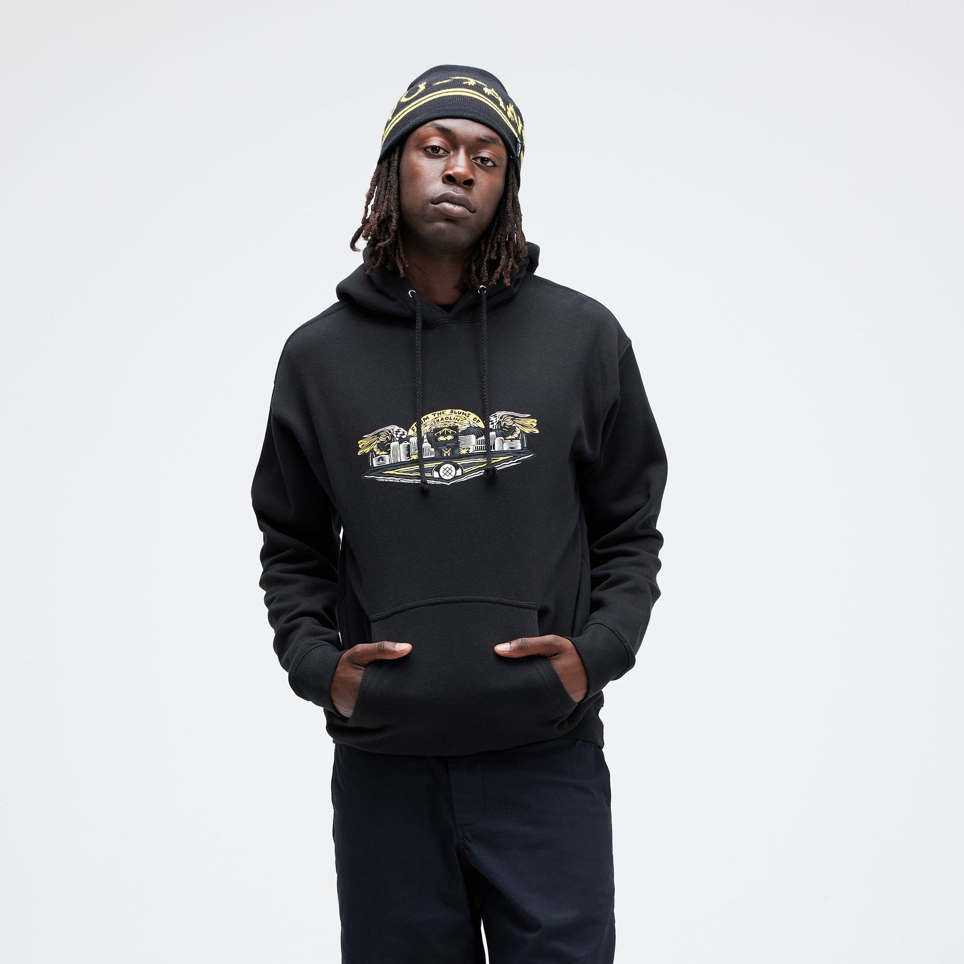 Stance Panther Hoodie Black |model