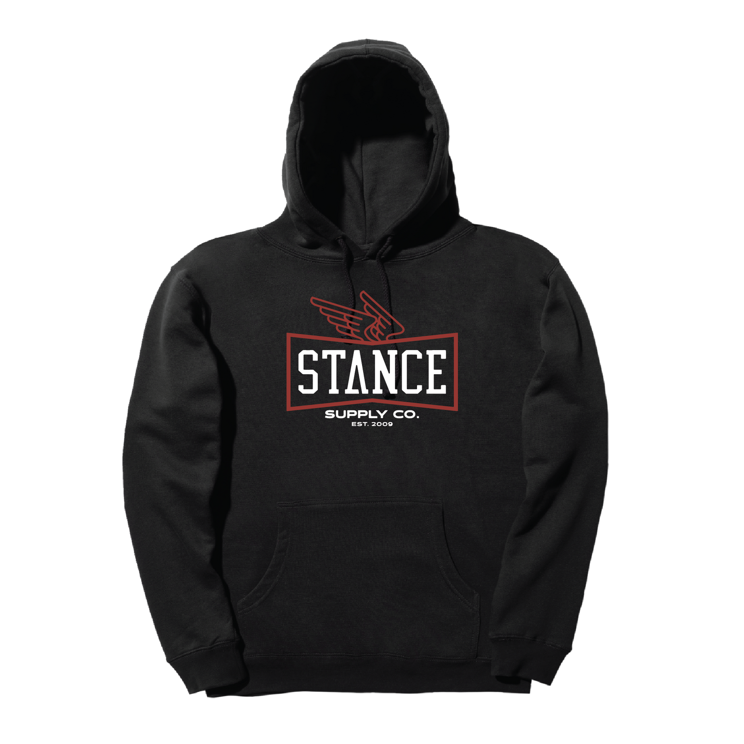 Stance Winged Hoodie Black