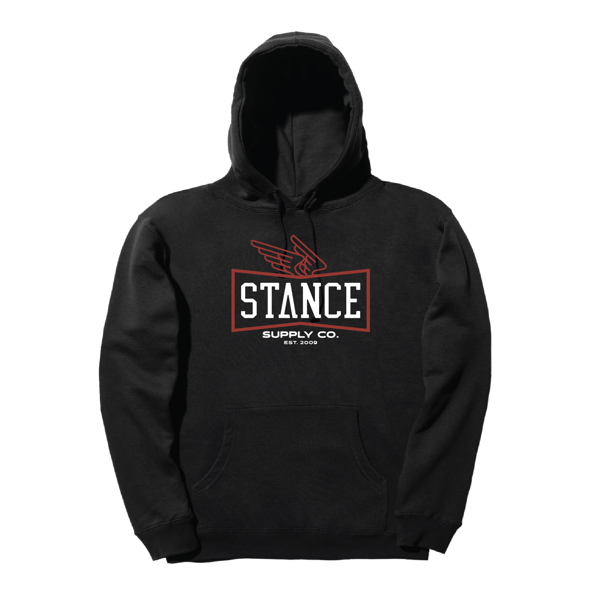 Stance Winged Hoodie Black