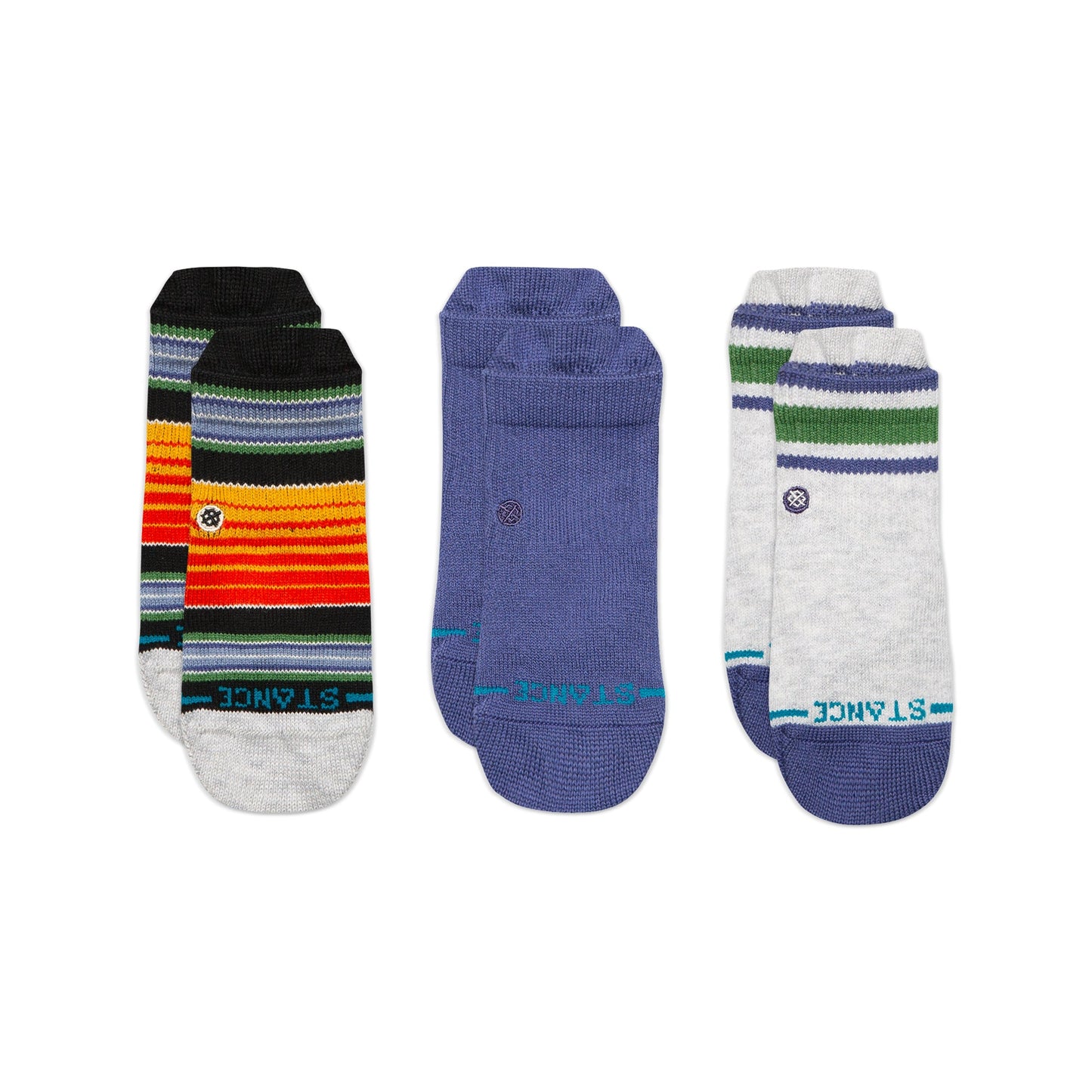 Stance Rockford Baby &amp; Toddler Crew Sock 3 Pack Indigo