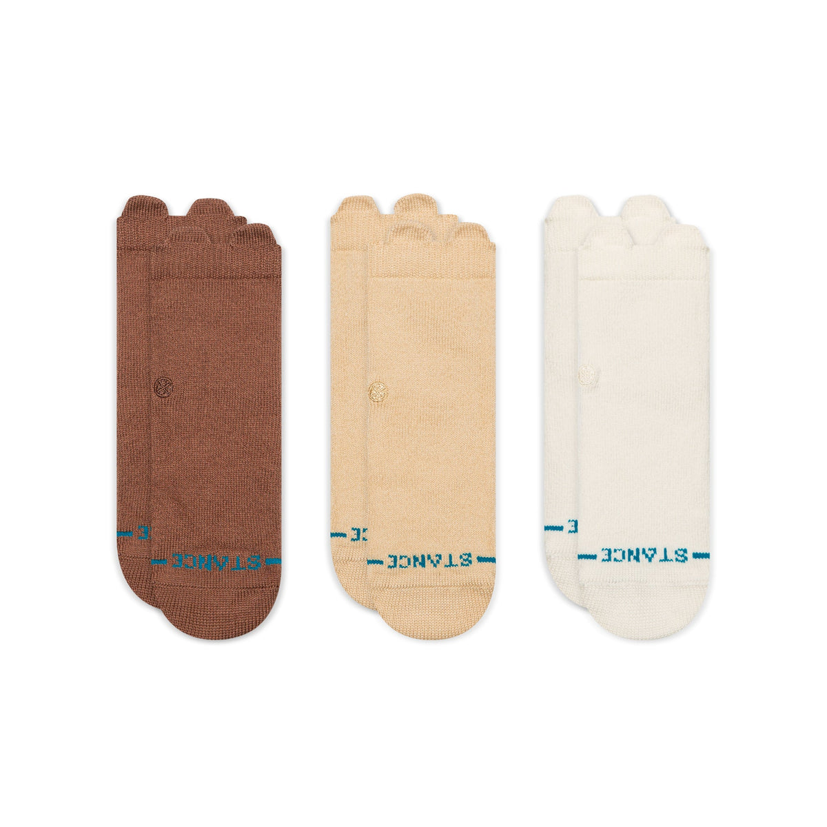 Stance | Teddy Bear Crew Sock 3 Pack Multi