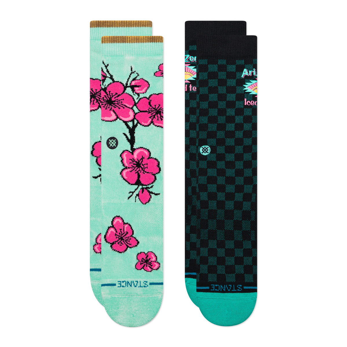 Stance Arizona Iced Tea Crew Sock 2 Pack Jade – Stance Europe