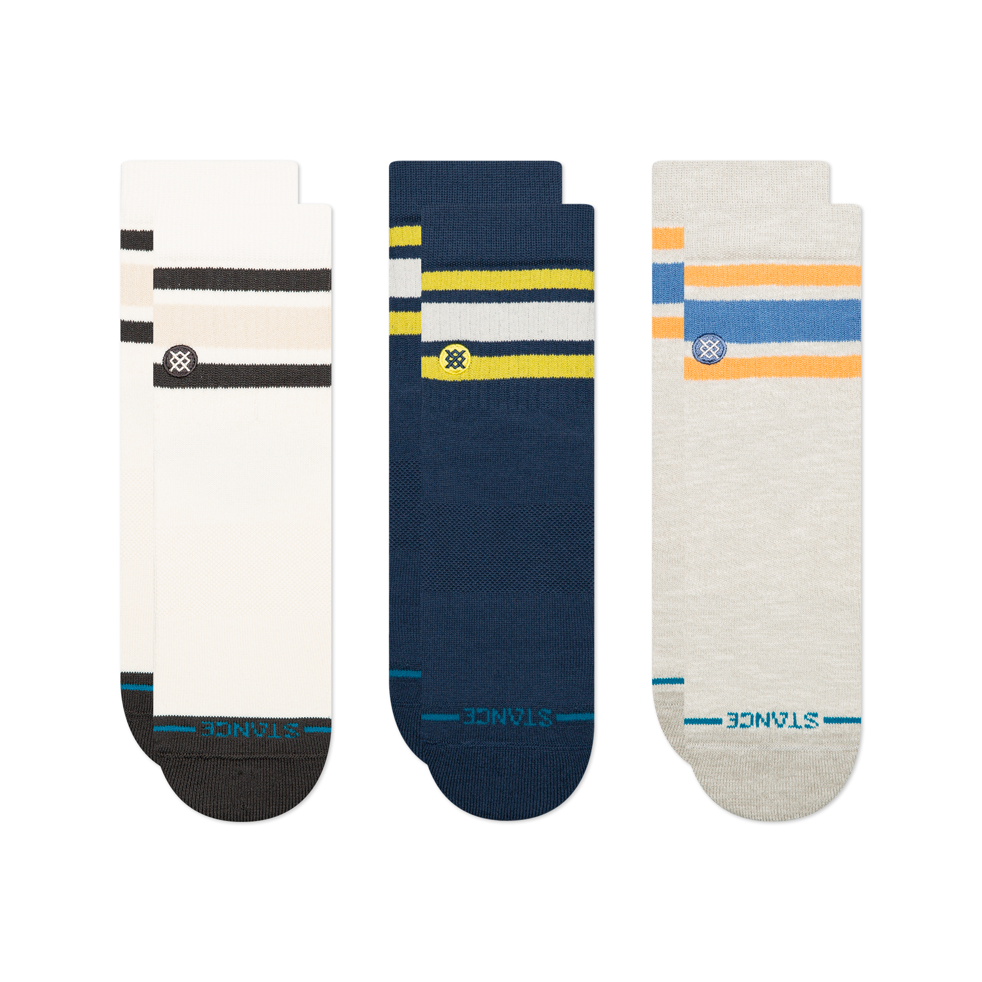 BOYD QUARTER SOCK 3 PACK