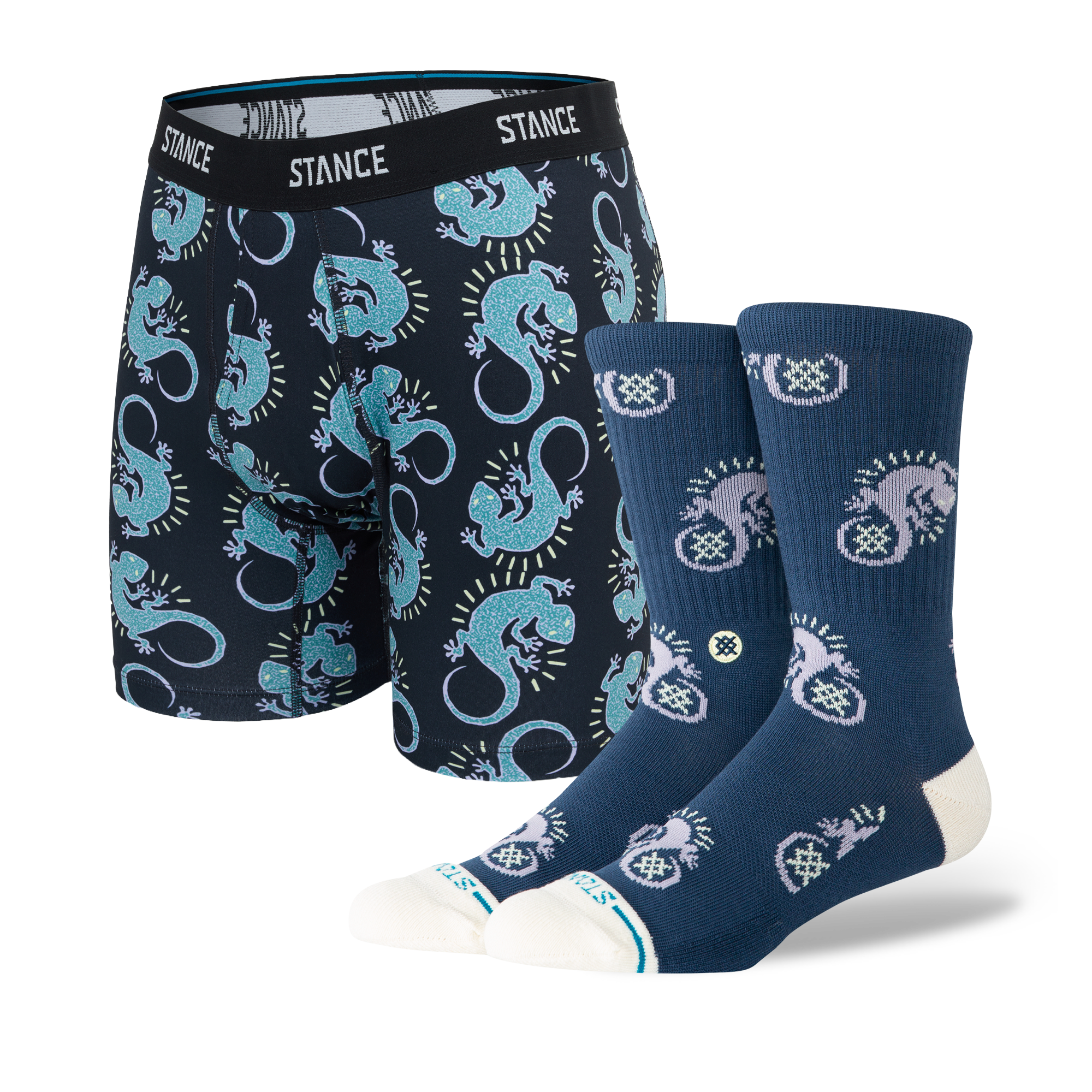 Stance Gecko Crew And Boxer Brief 2 Pack Purple – Stance Europe