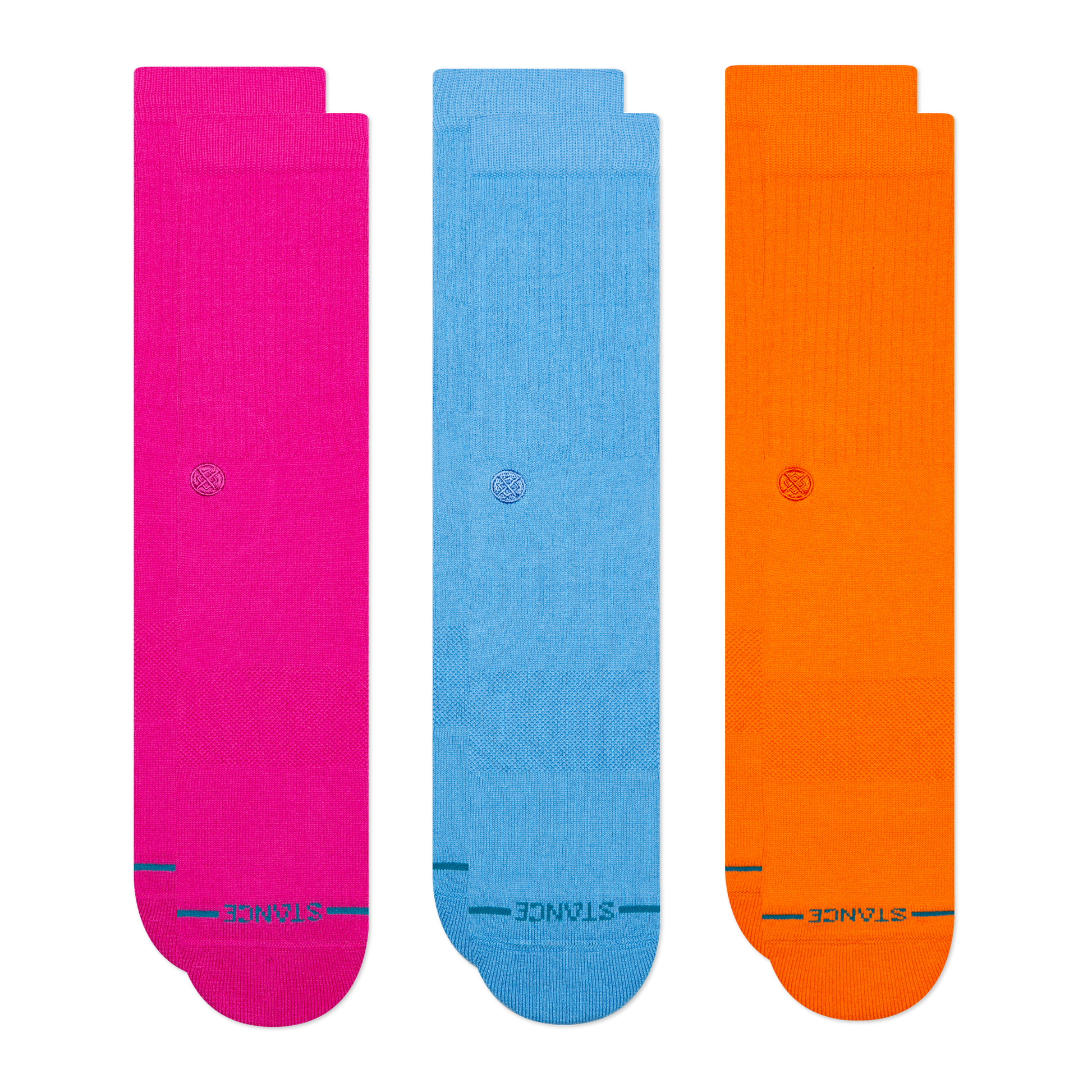 Stance Icon Crew Sock 3 Pack Multi
