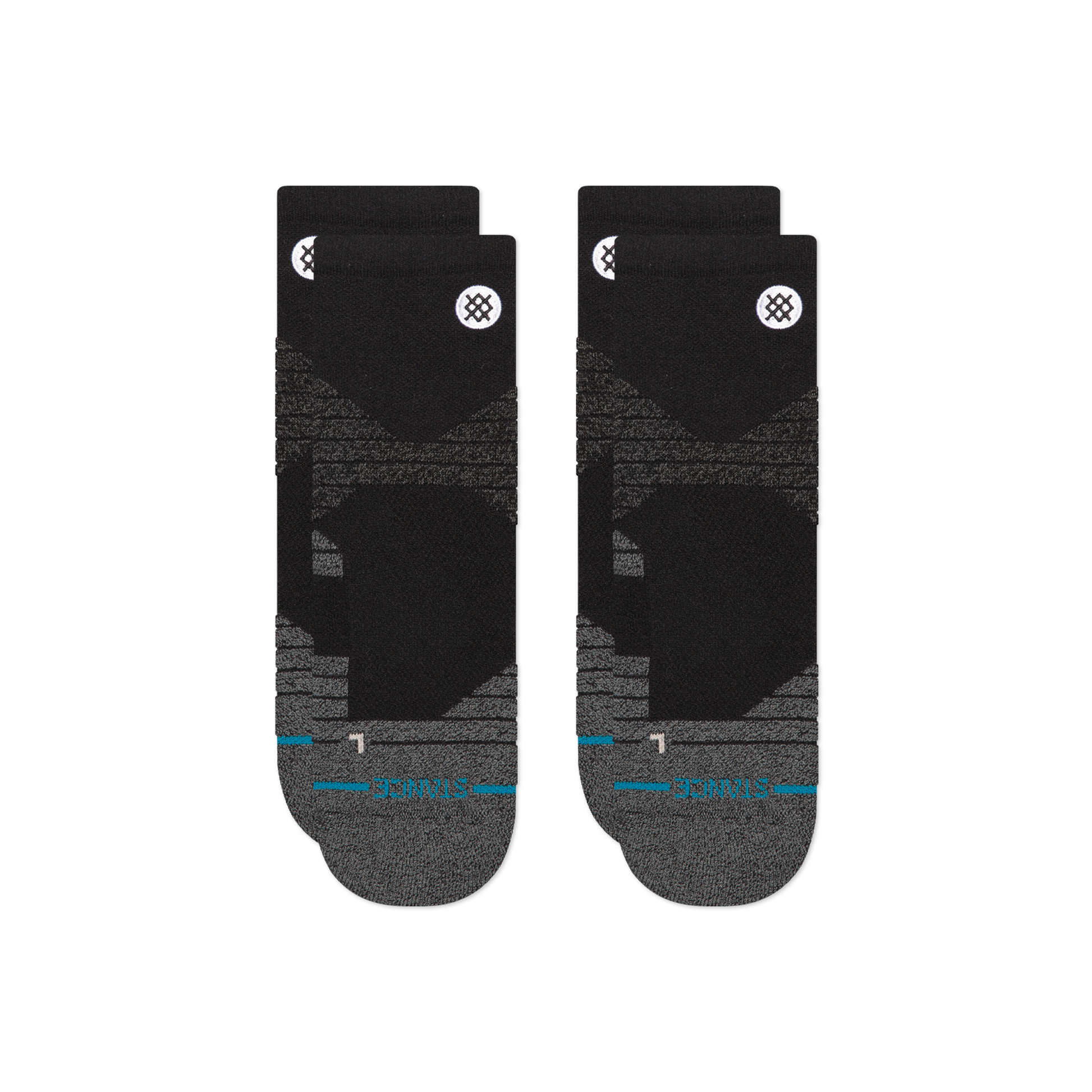 Stance Icon Sport Quarter Sock 2 Pack Black