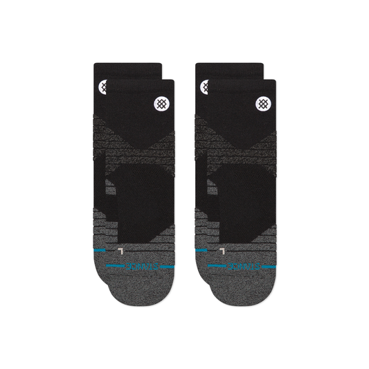 Stance Icon Sport Quarter Sock 2 Pack Black