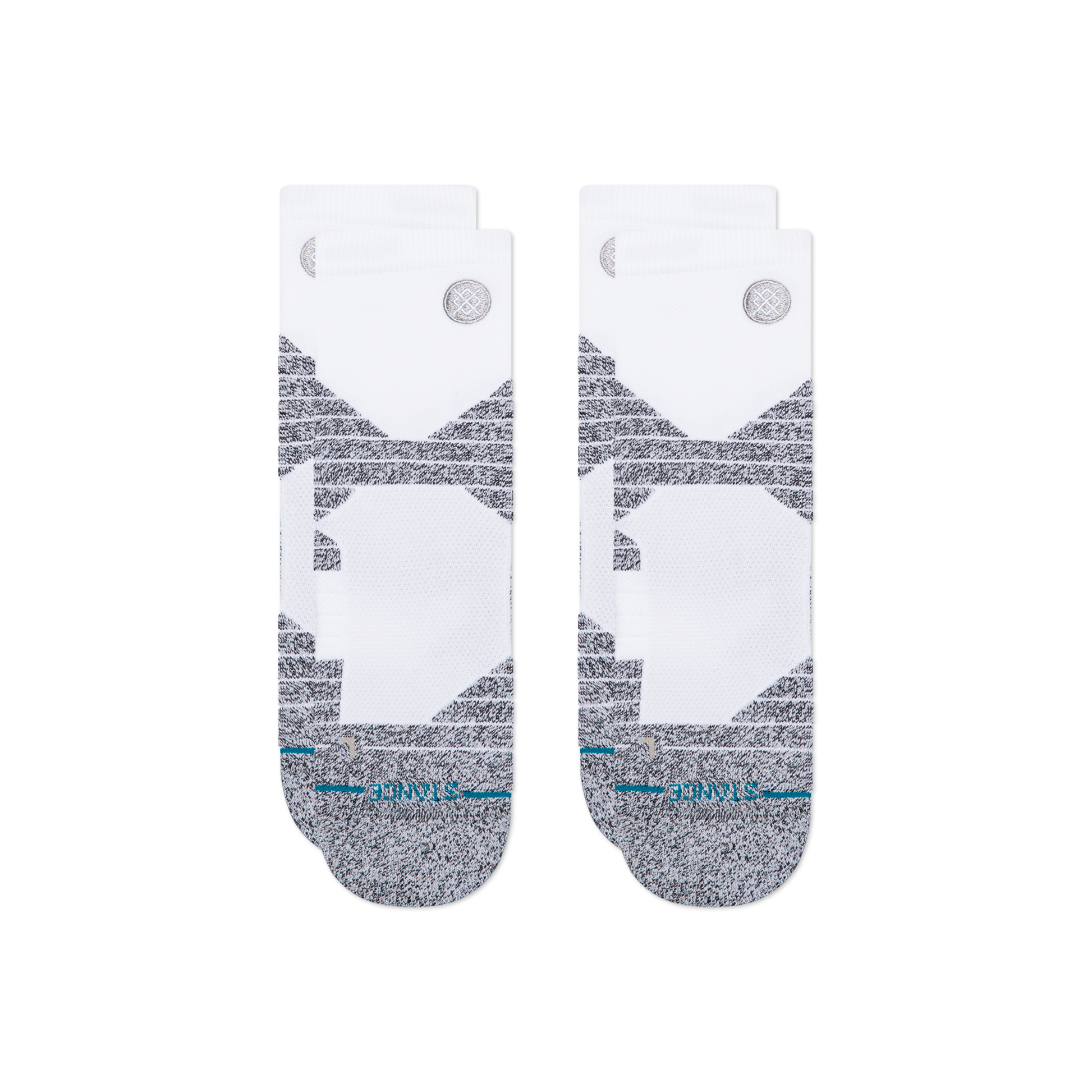 Stance Icon Sport Quarter Sock 2 Pack White