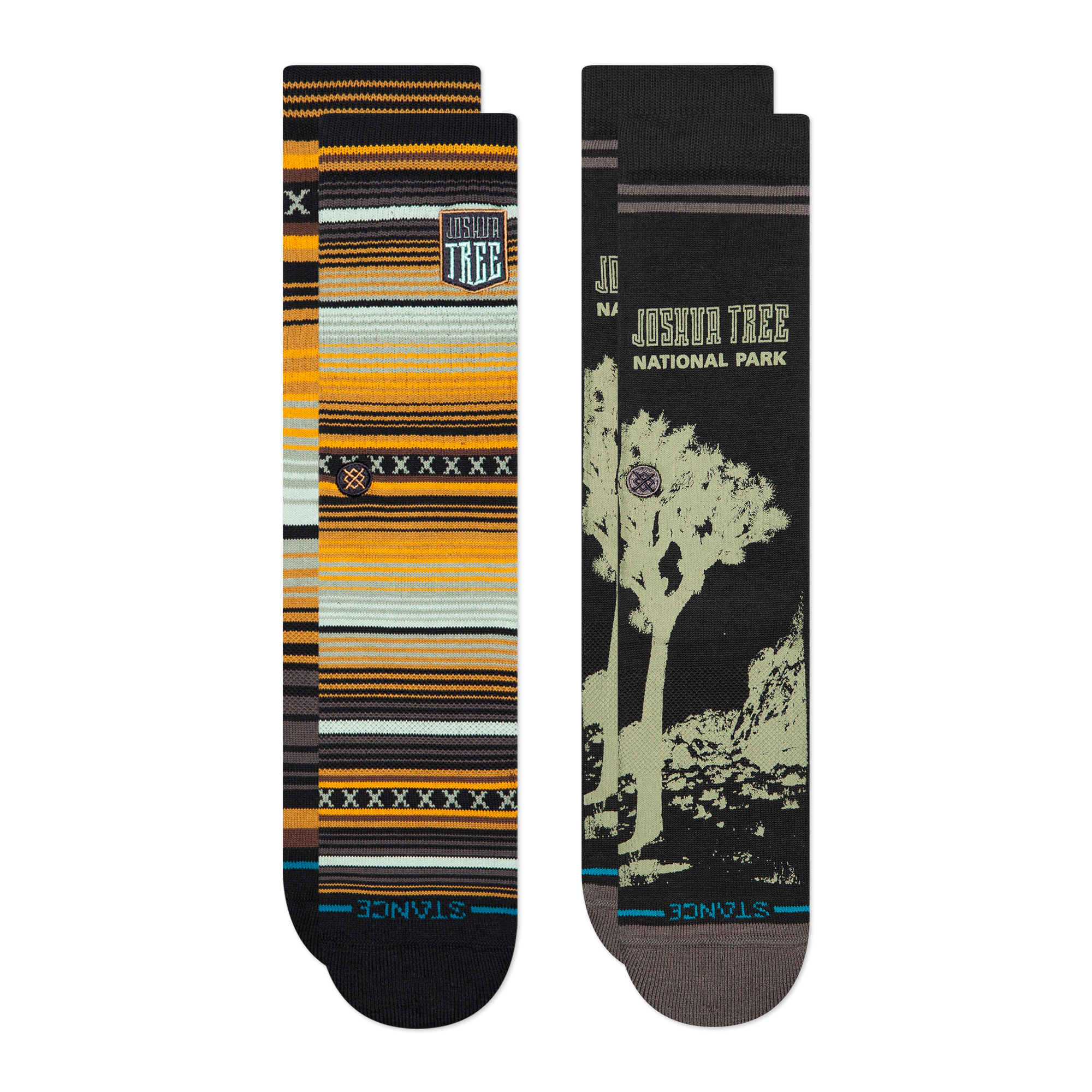 Stance National Parks Crew Sock 2 Pack Gold