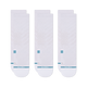 Stance Run Light Crew Sock 3 Pack White