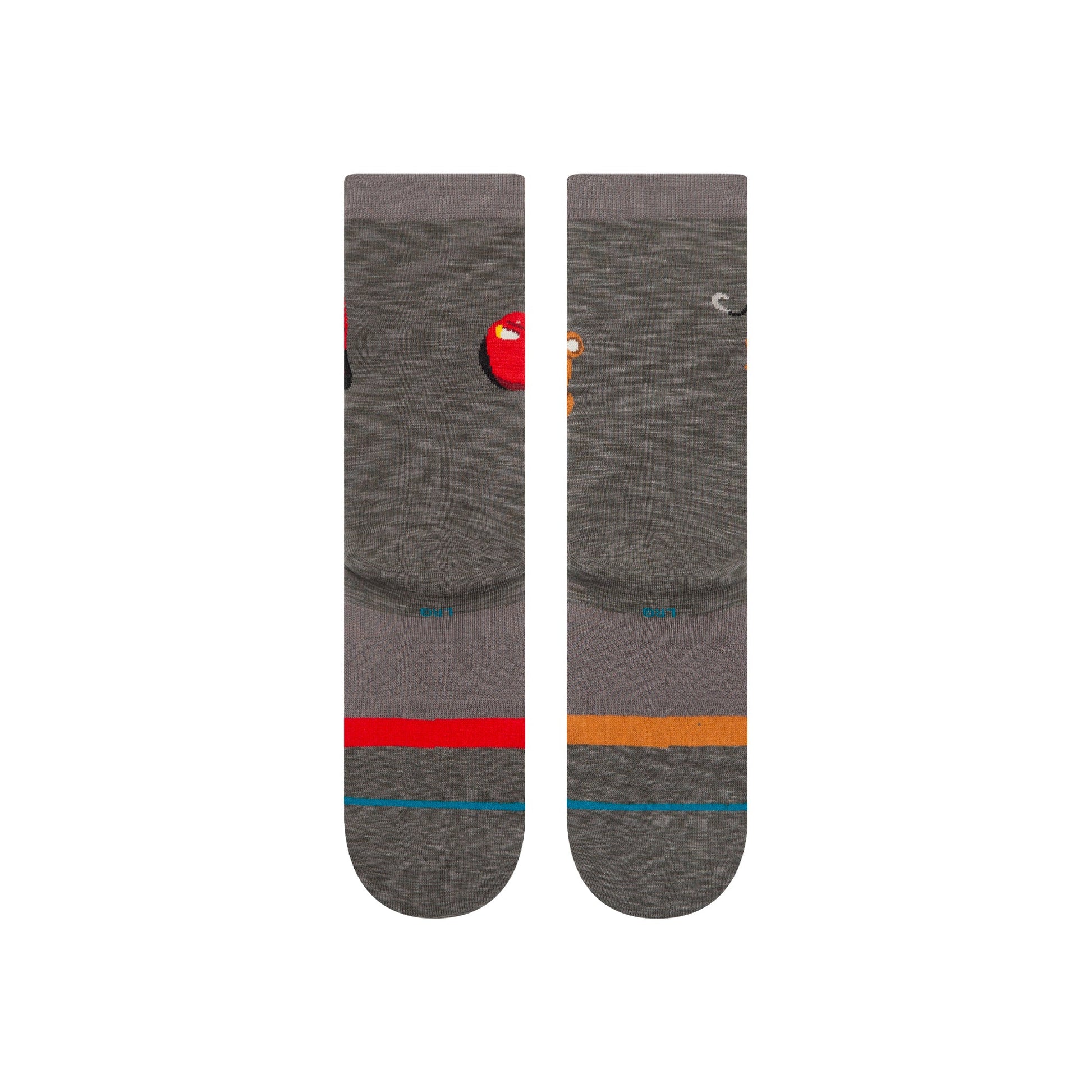 Stance Kachow Kids Crew Sock Dark Grey 