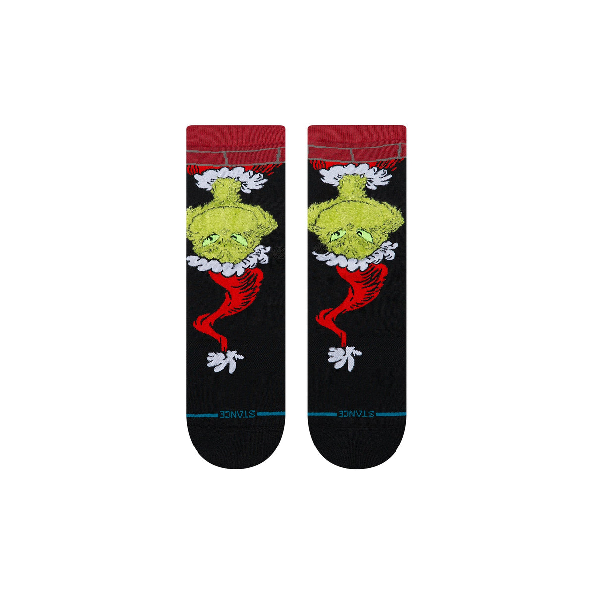 Stance | Down The Chimney Kids Crew Sock Black