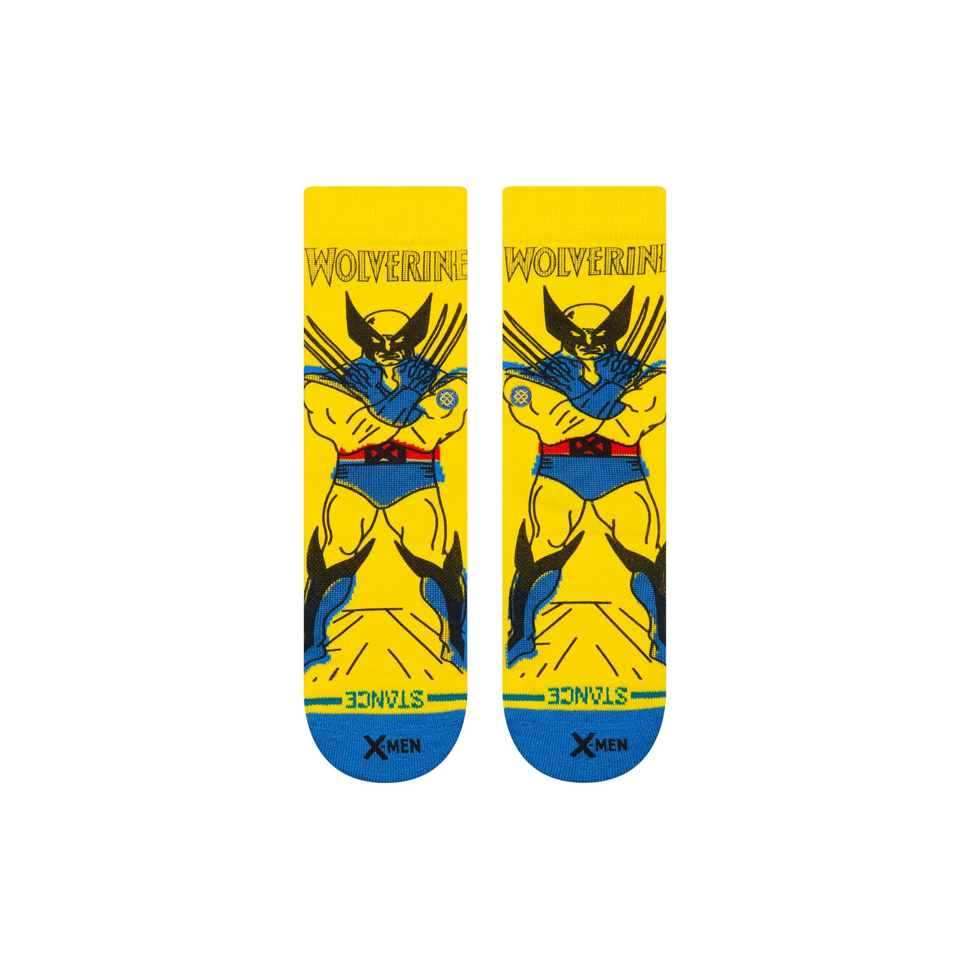 Wolverine Kids Crew Sock Yellow