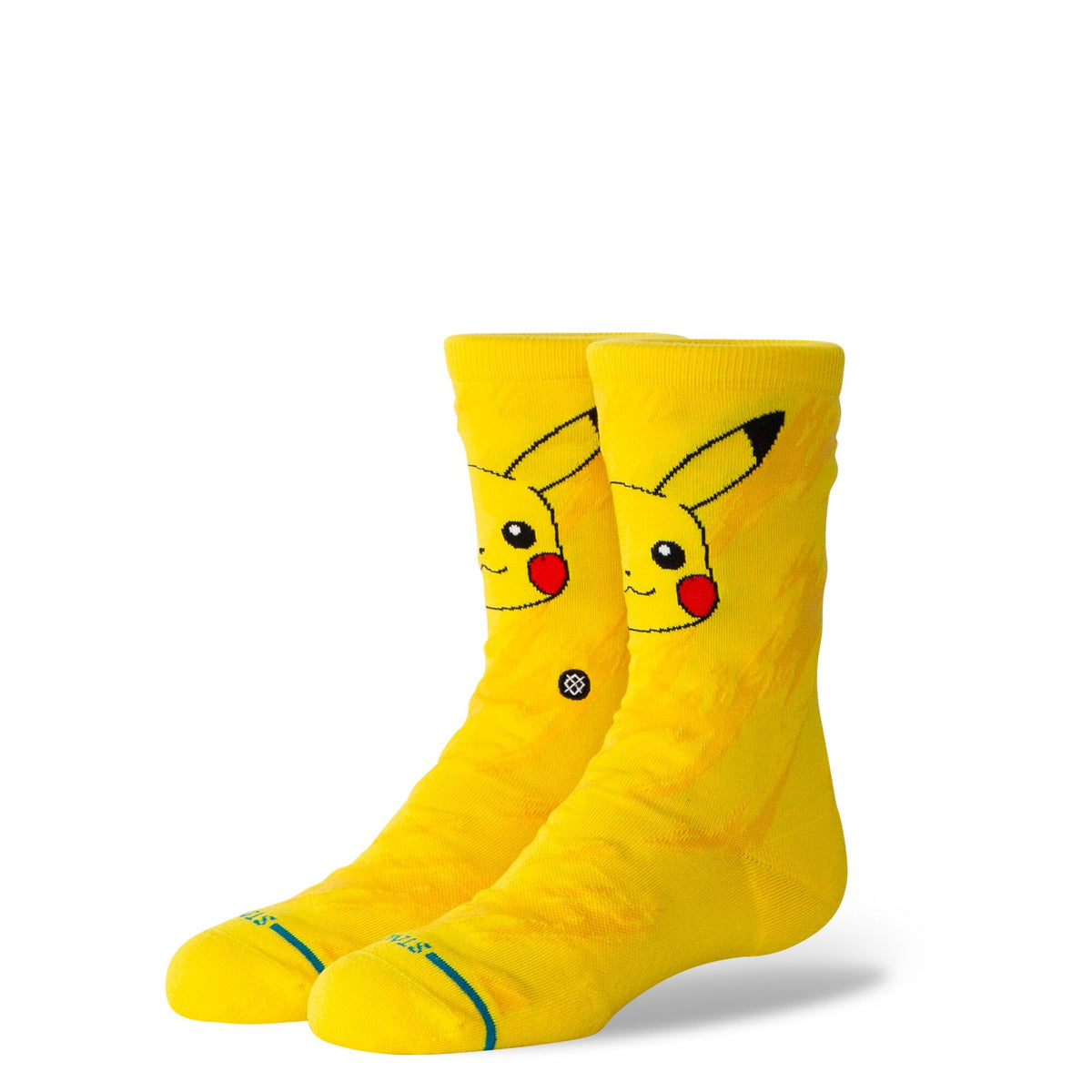 Stance | Pikachu Bolt Kids Crew Sock Yellow