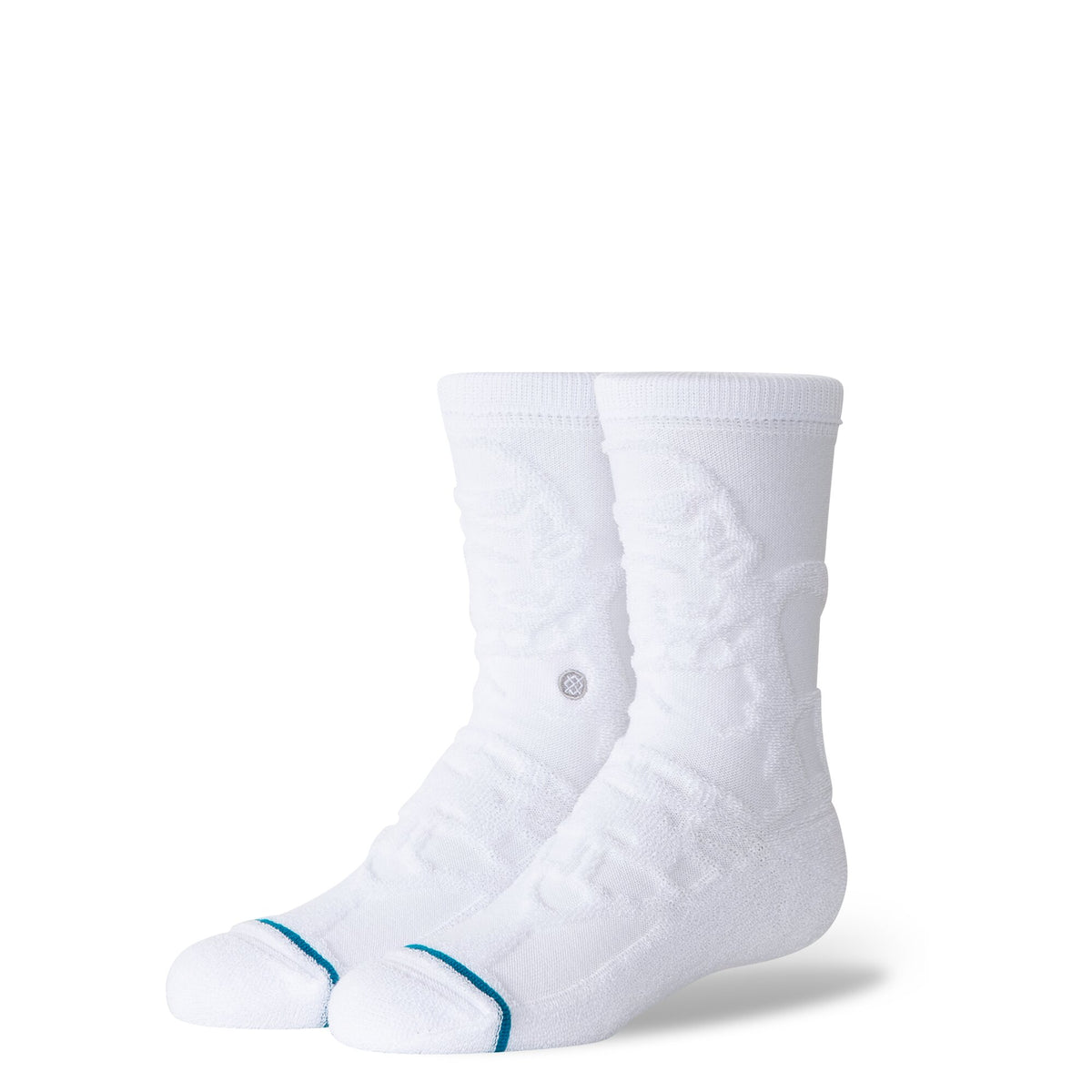 Stance | Reverse Trooper Kids Crew Sock White 