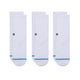 Stance Icon Kids Crew Sock 3 Pack White