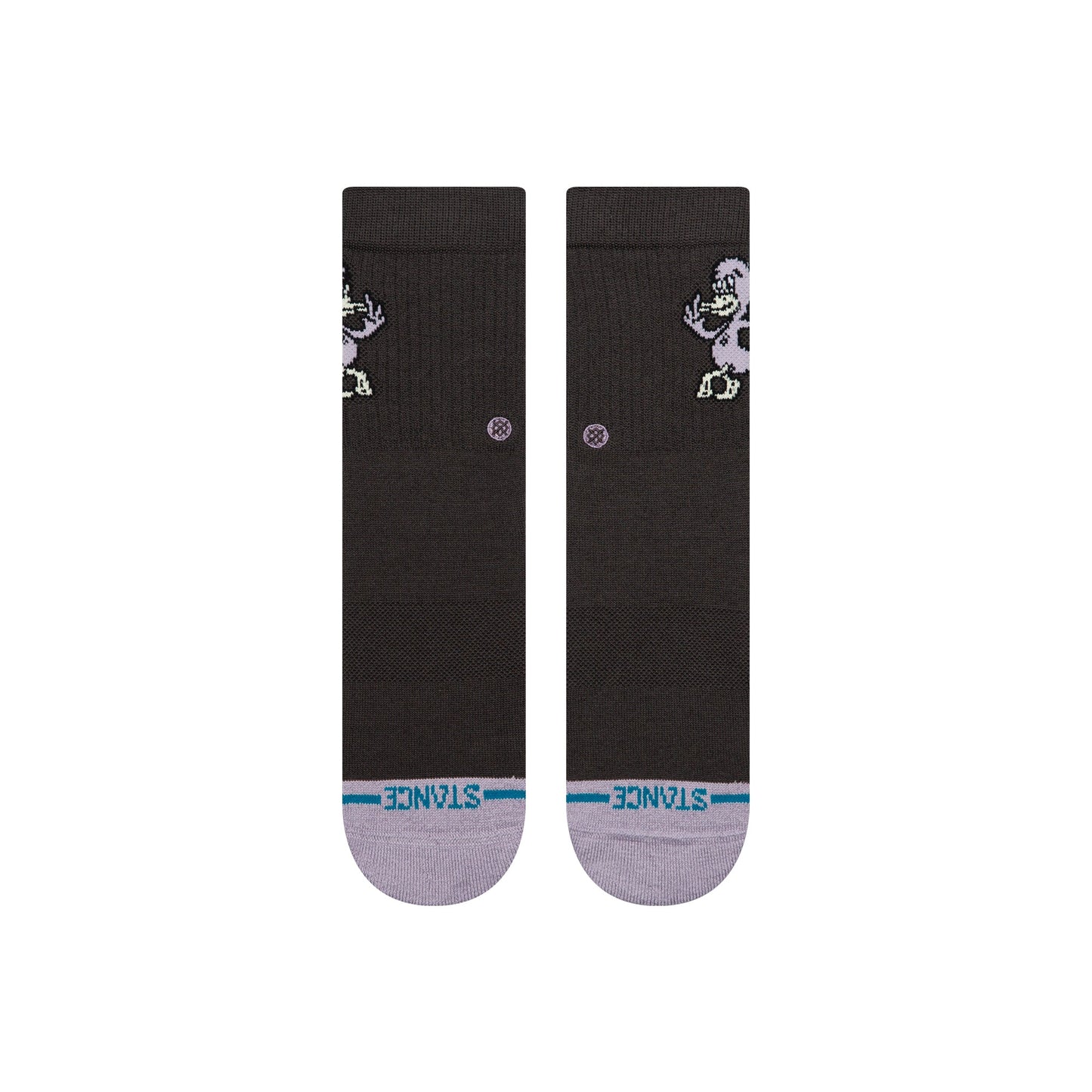 Stance Kids Lights Out Crew Sock Charcoal