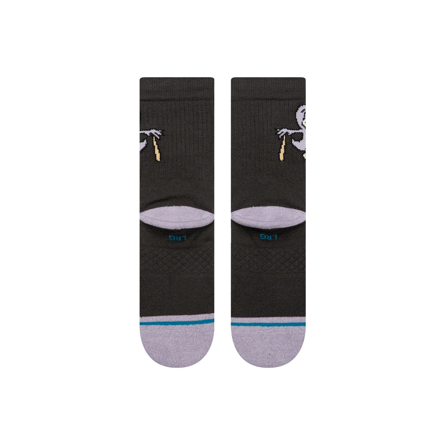Stance Kids Lights Out Crew Sock Charcoal