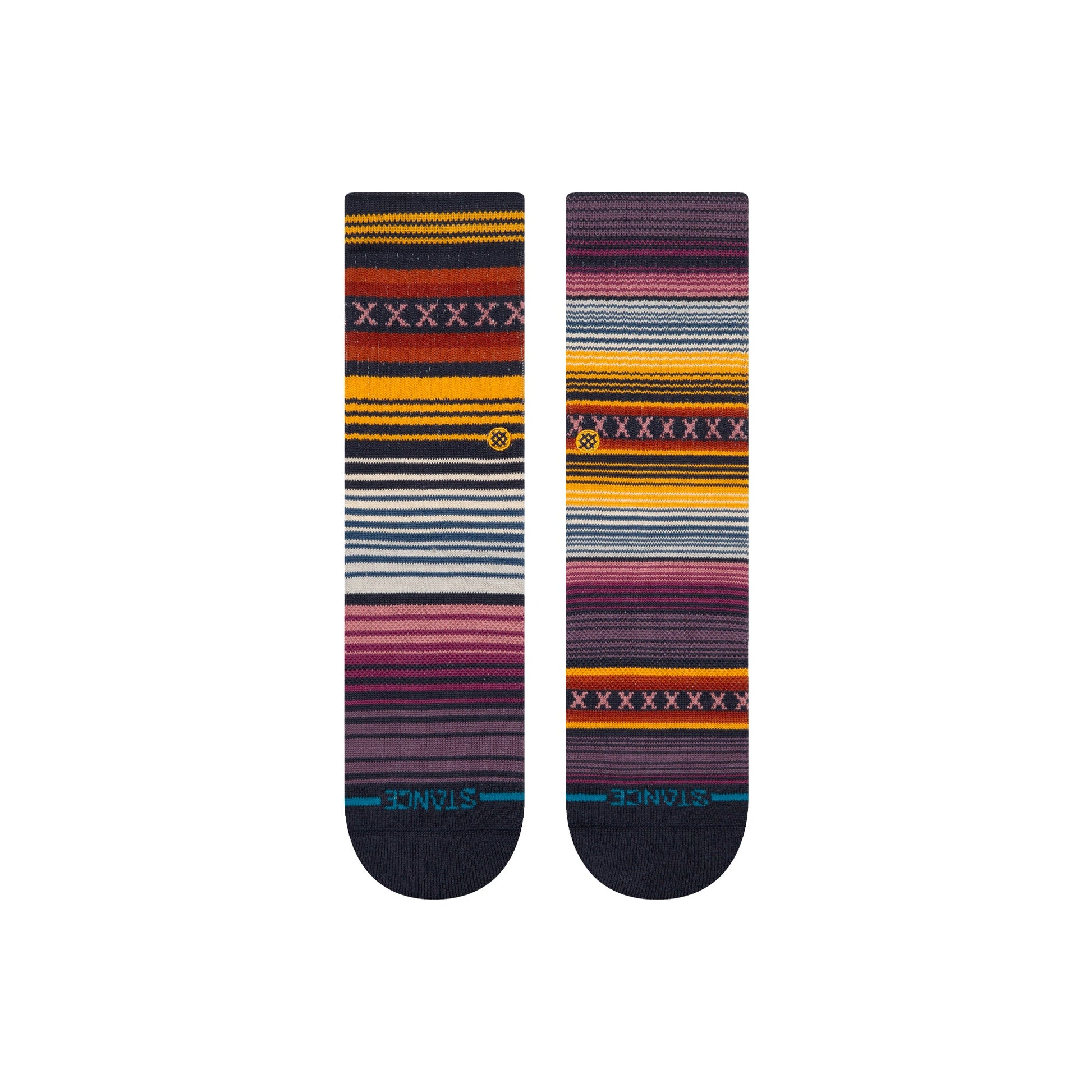 Stance Curren Kids Crew Sock Grape 