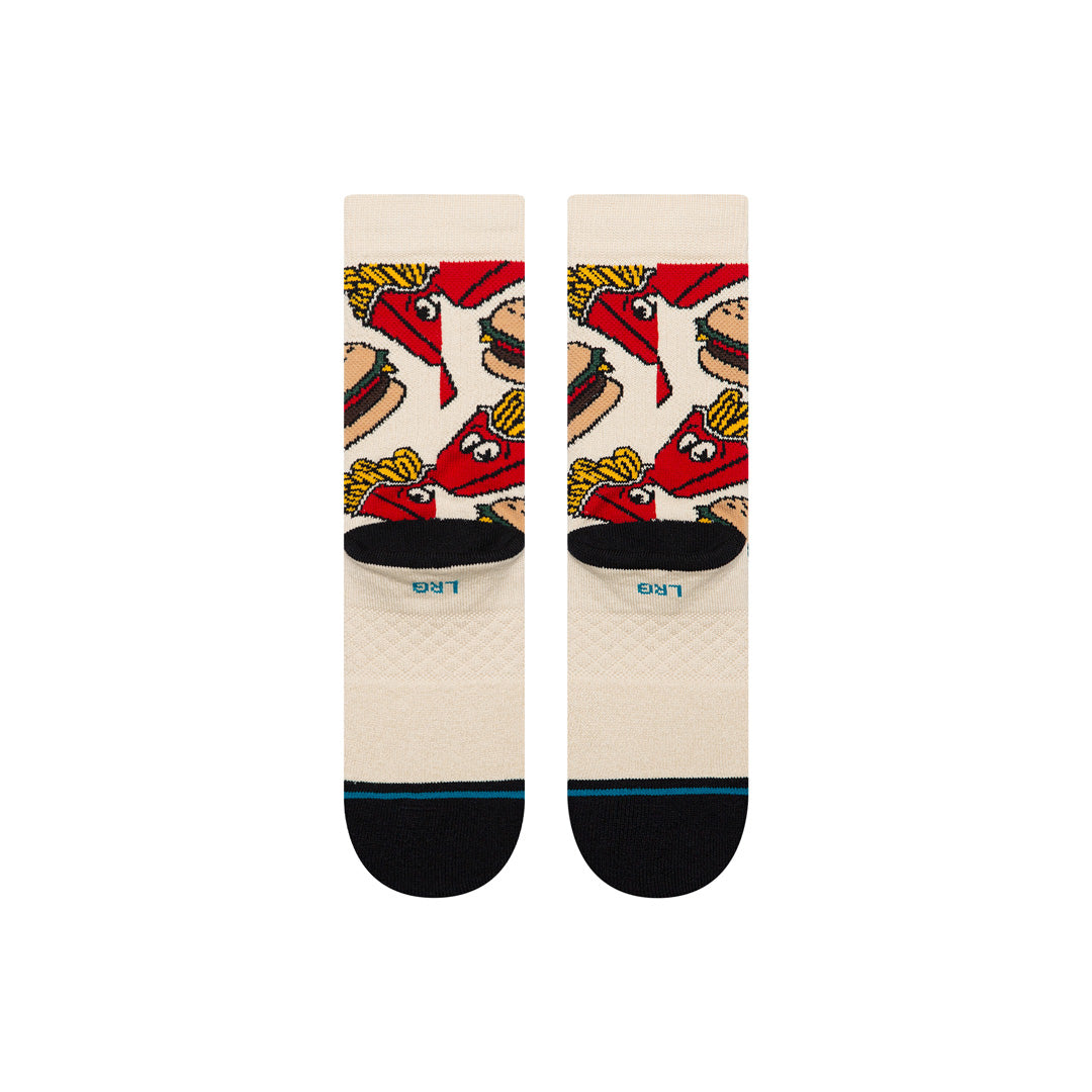 Stance Kids Combo Meal Crew Sock Tan