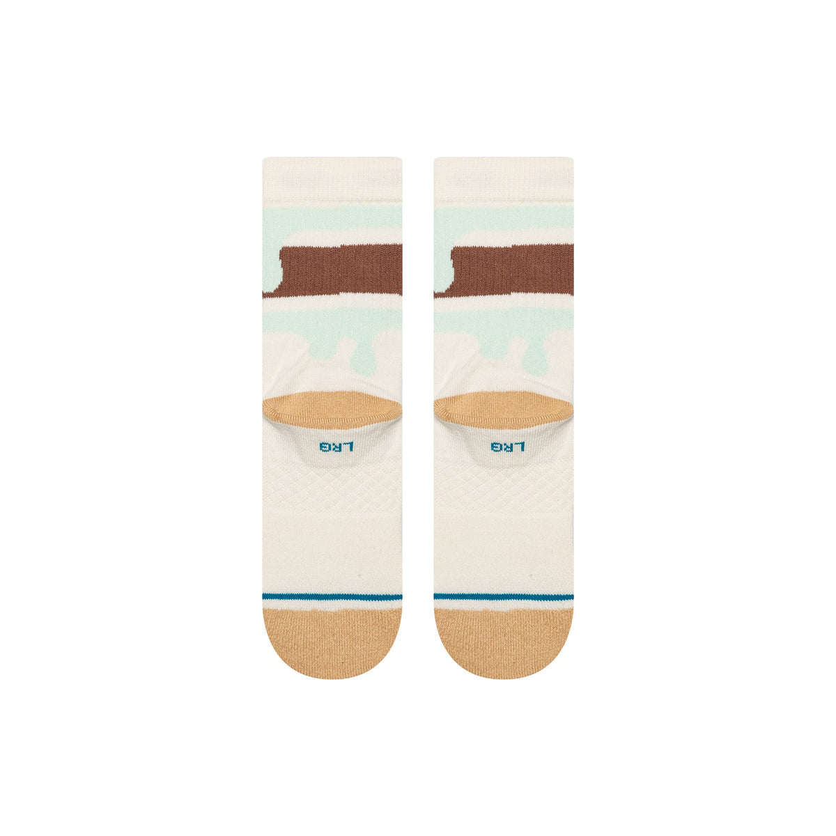 Stance | Melty Kids Crew Sock Off White