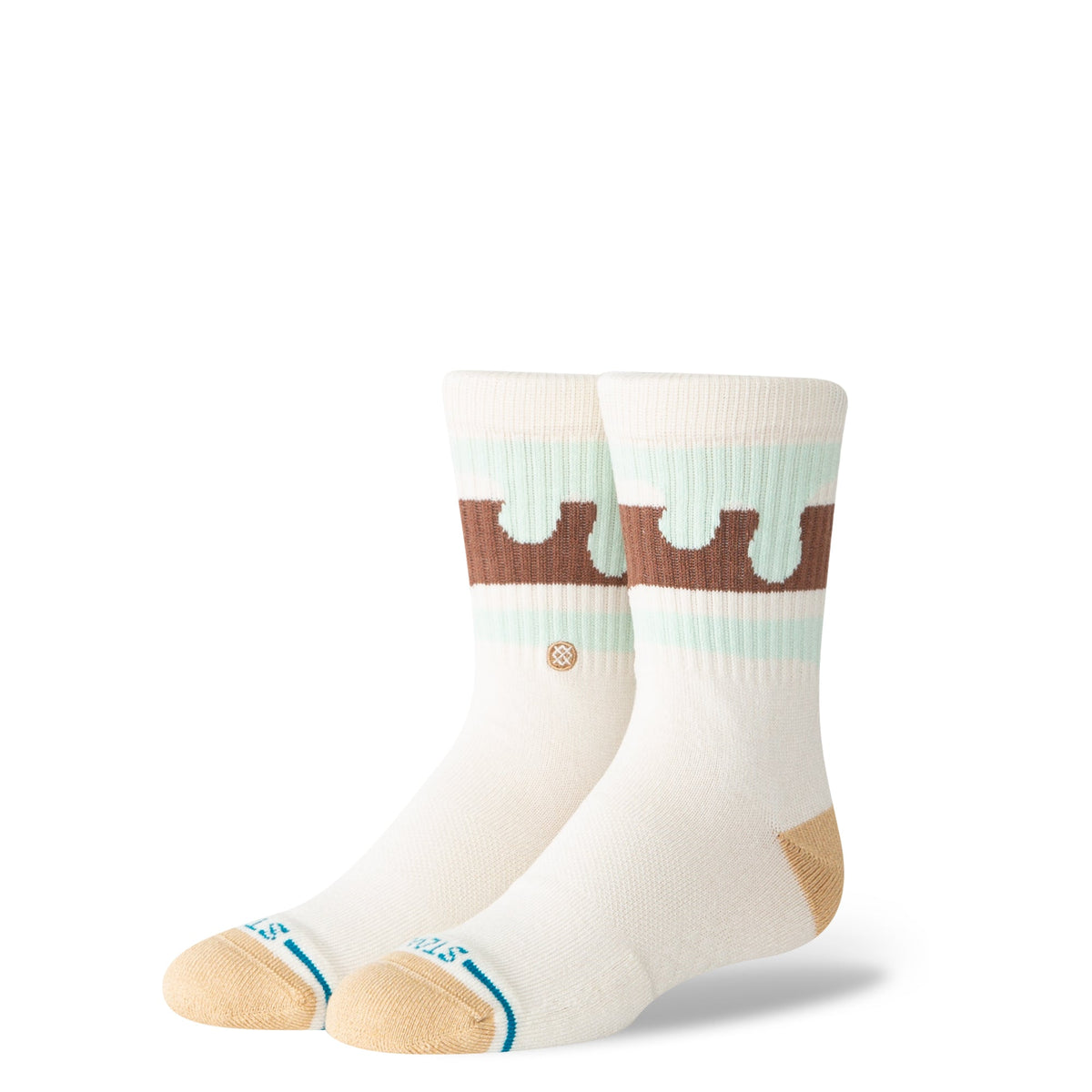 Stance | Melty Kids Crew Sock Off White