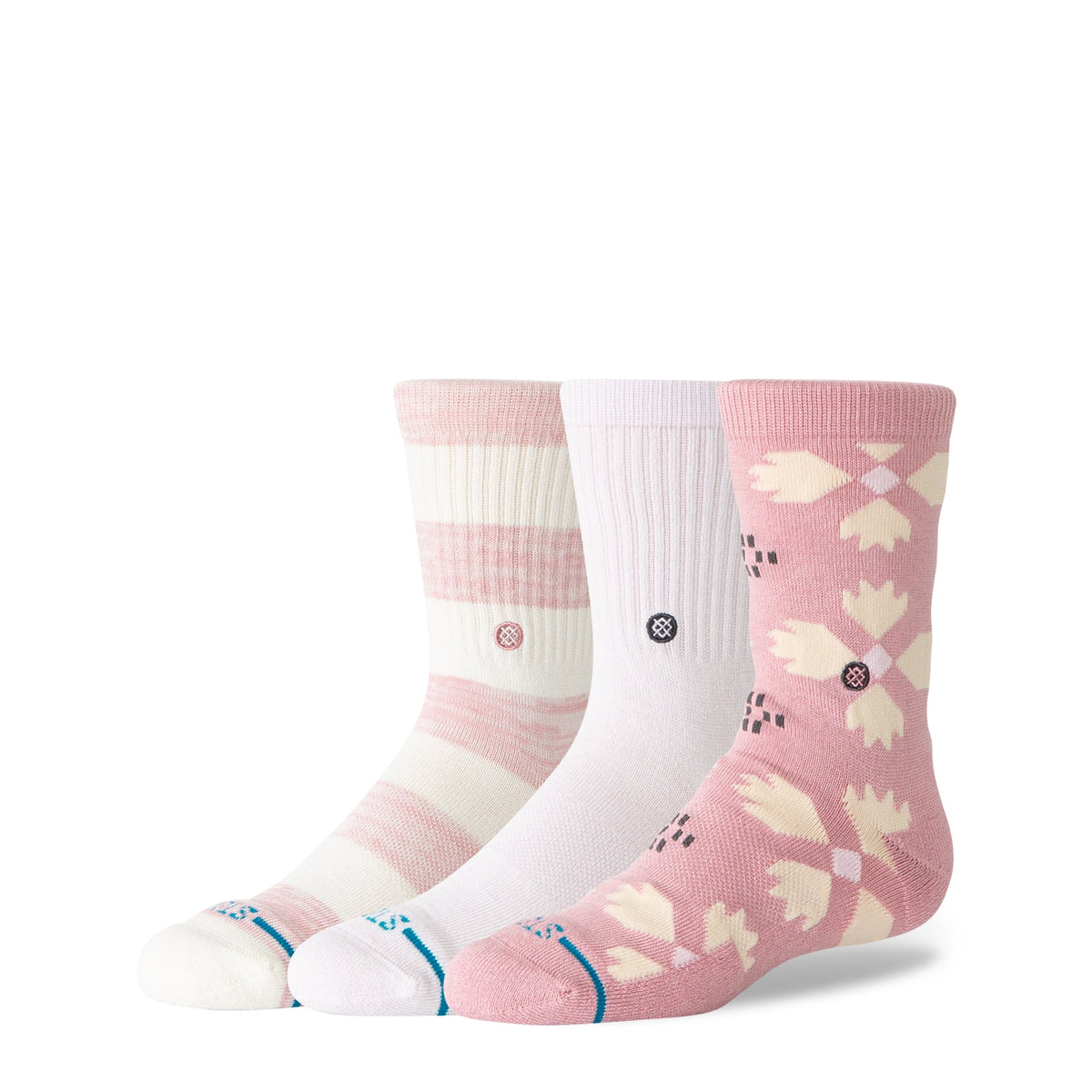 Stance | Quinn Kids Crew Sock 3 Pack Multi