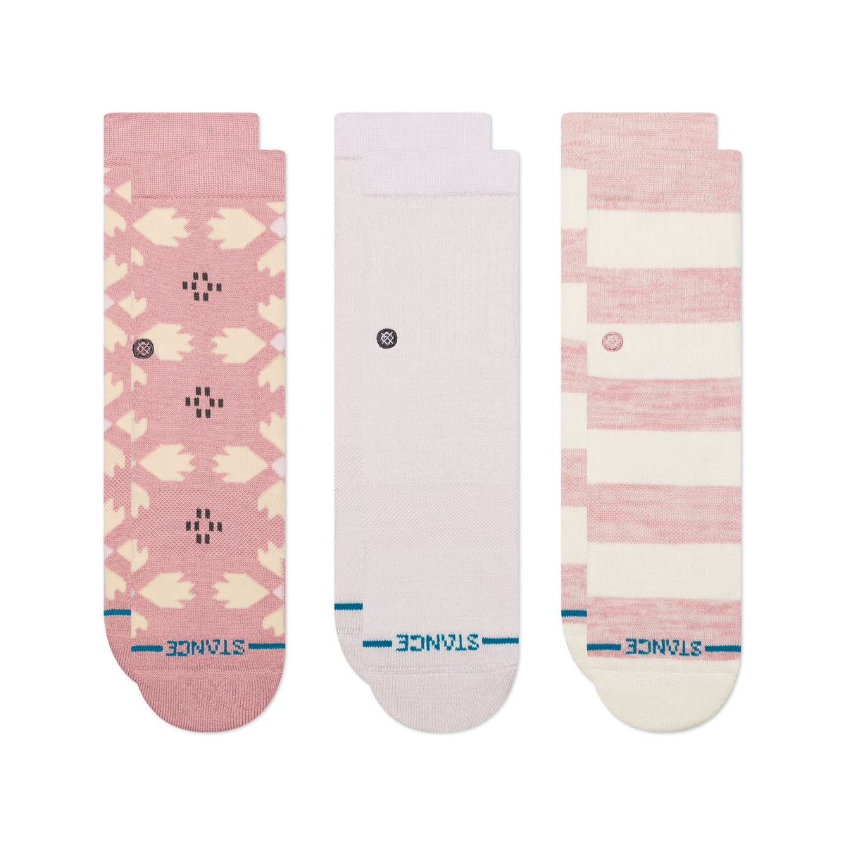 Stance | Quinn Kids Crew Sock 3 Pack Multi