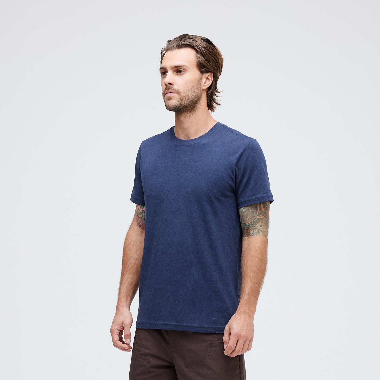 Stance Butter Blend T-Shirt Dark Navy |model