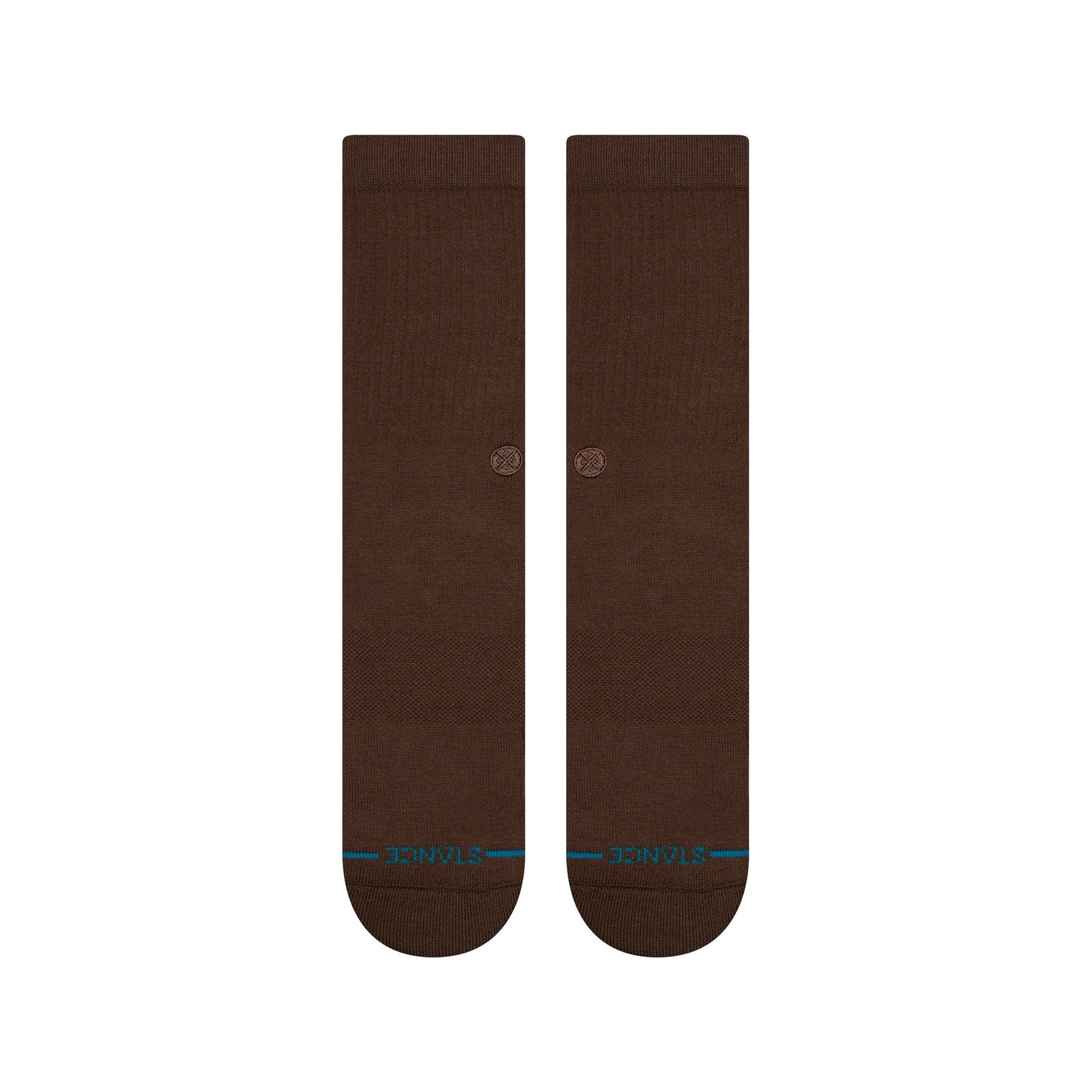 Stance Icon Crew Sock Brown