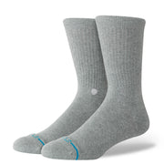 Stance Icon Crew Sock Grey Heather